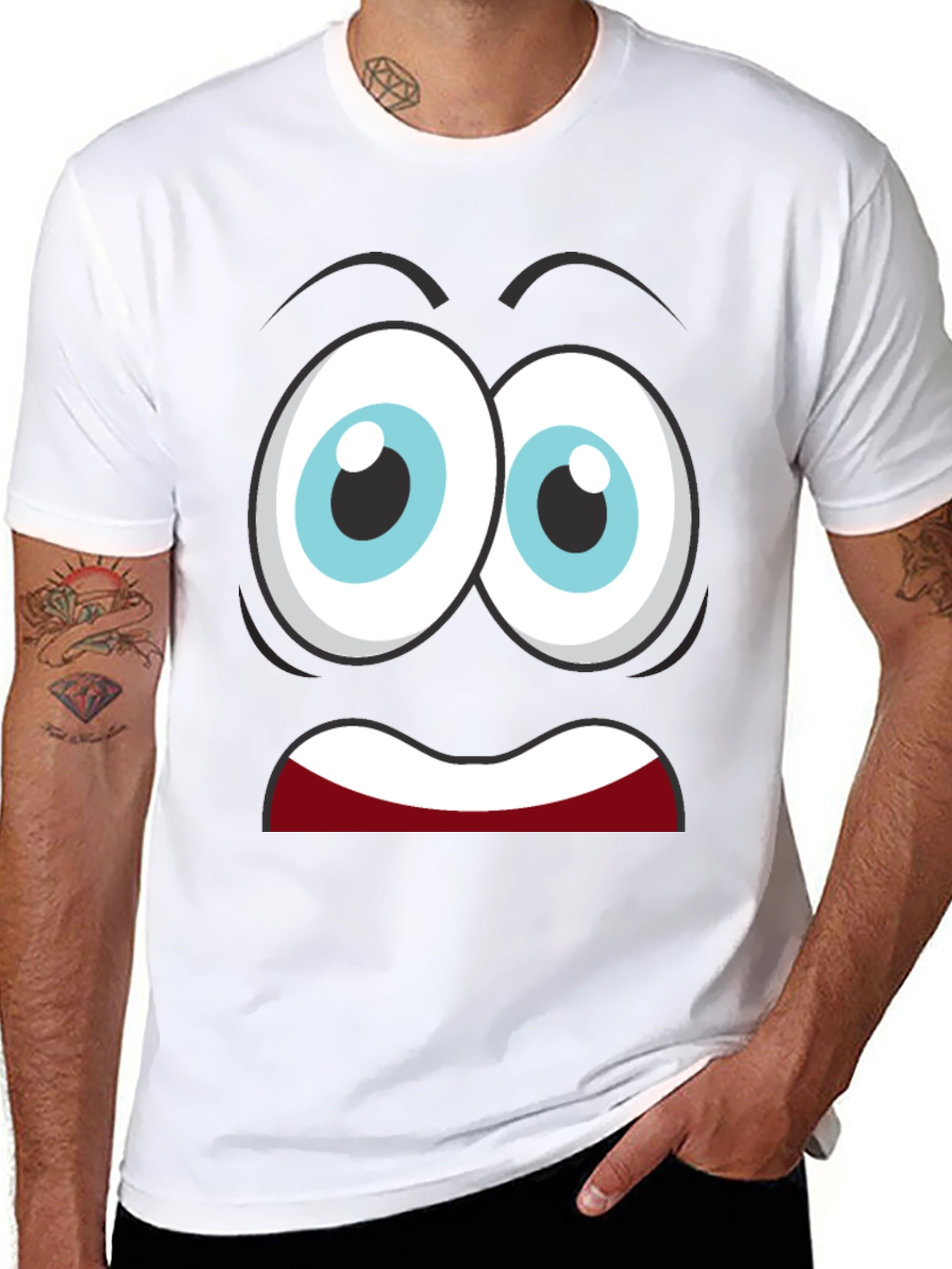 Funny Cartoon Face T-Shirt
