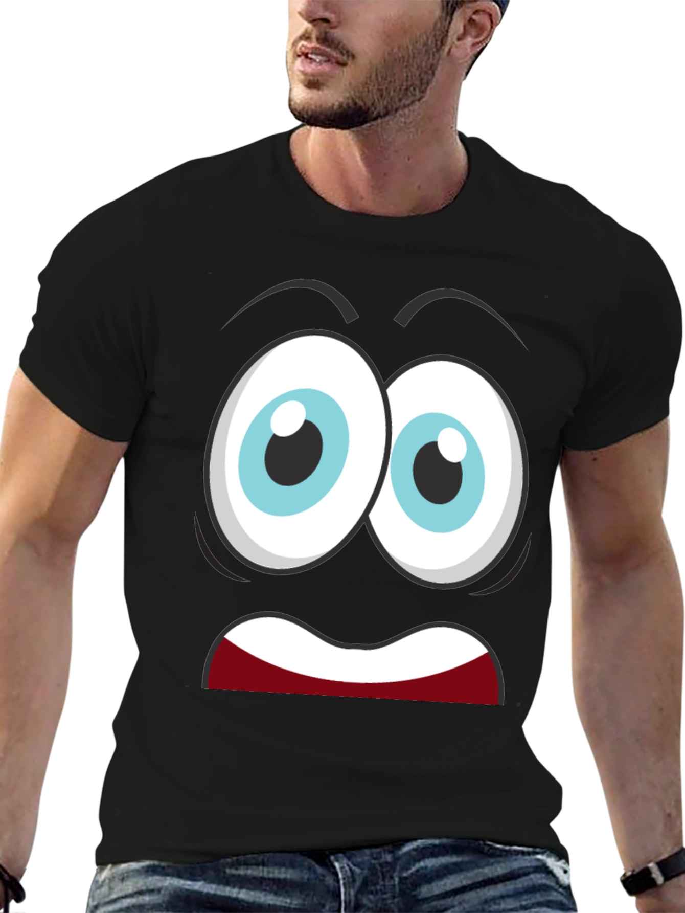 Funny Cartoon Face T-Shirt