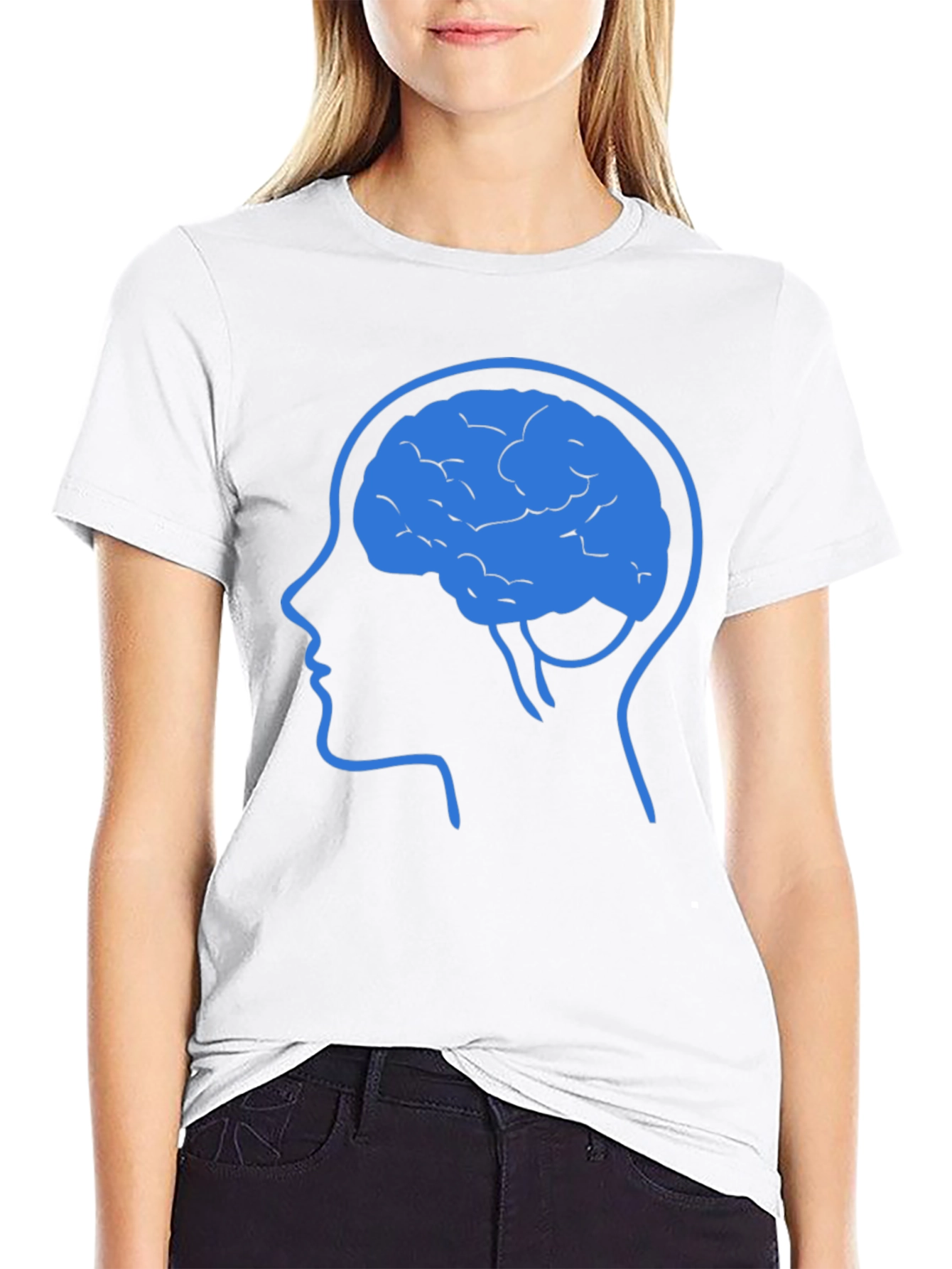 Brain Power T-Shirt - Mens Black Graphic Tee