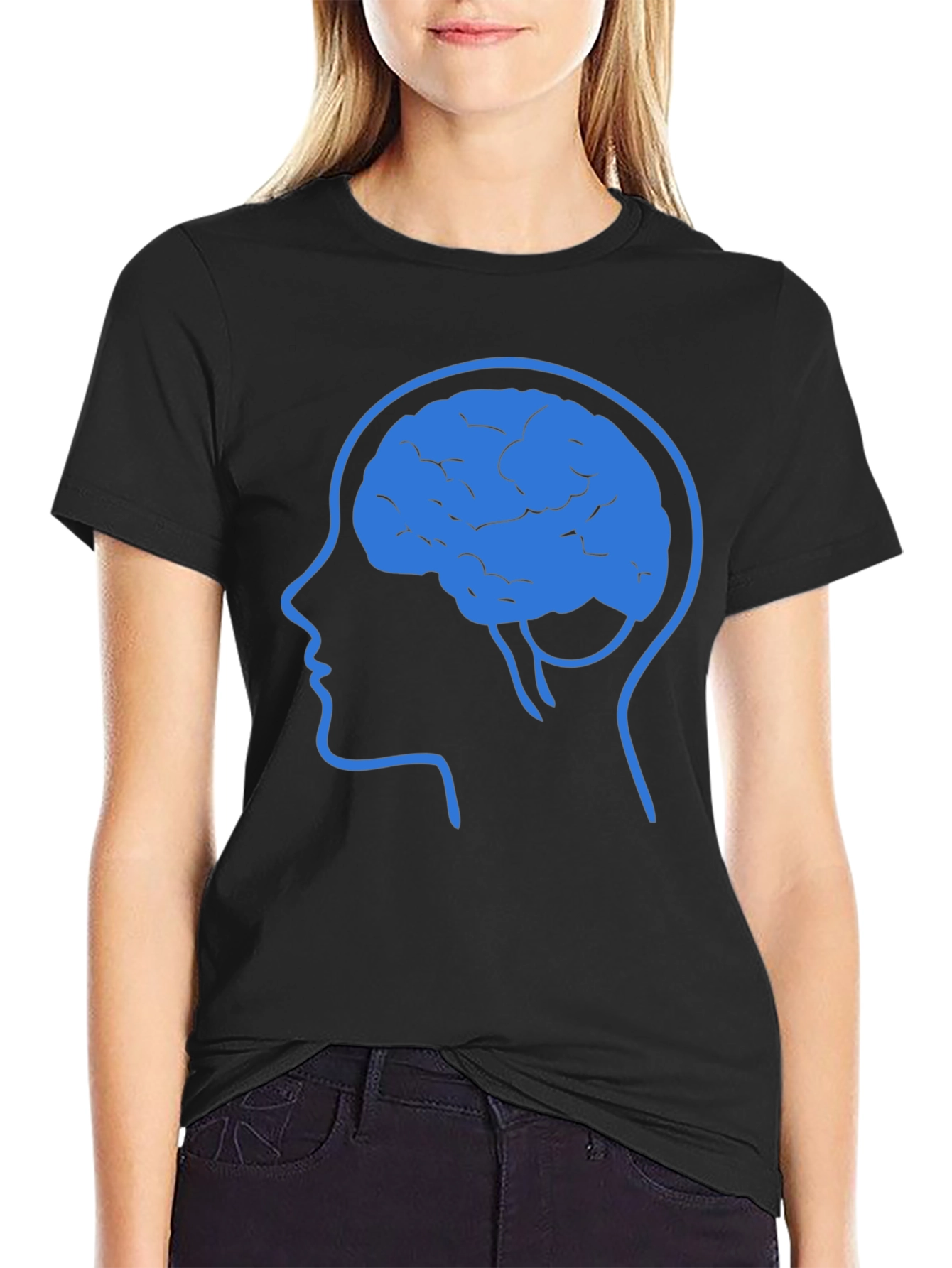 Brain Power T-Shirt - Mens Black Graphic Tee