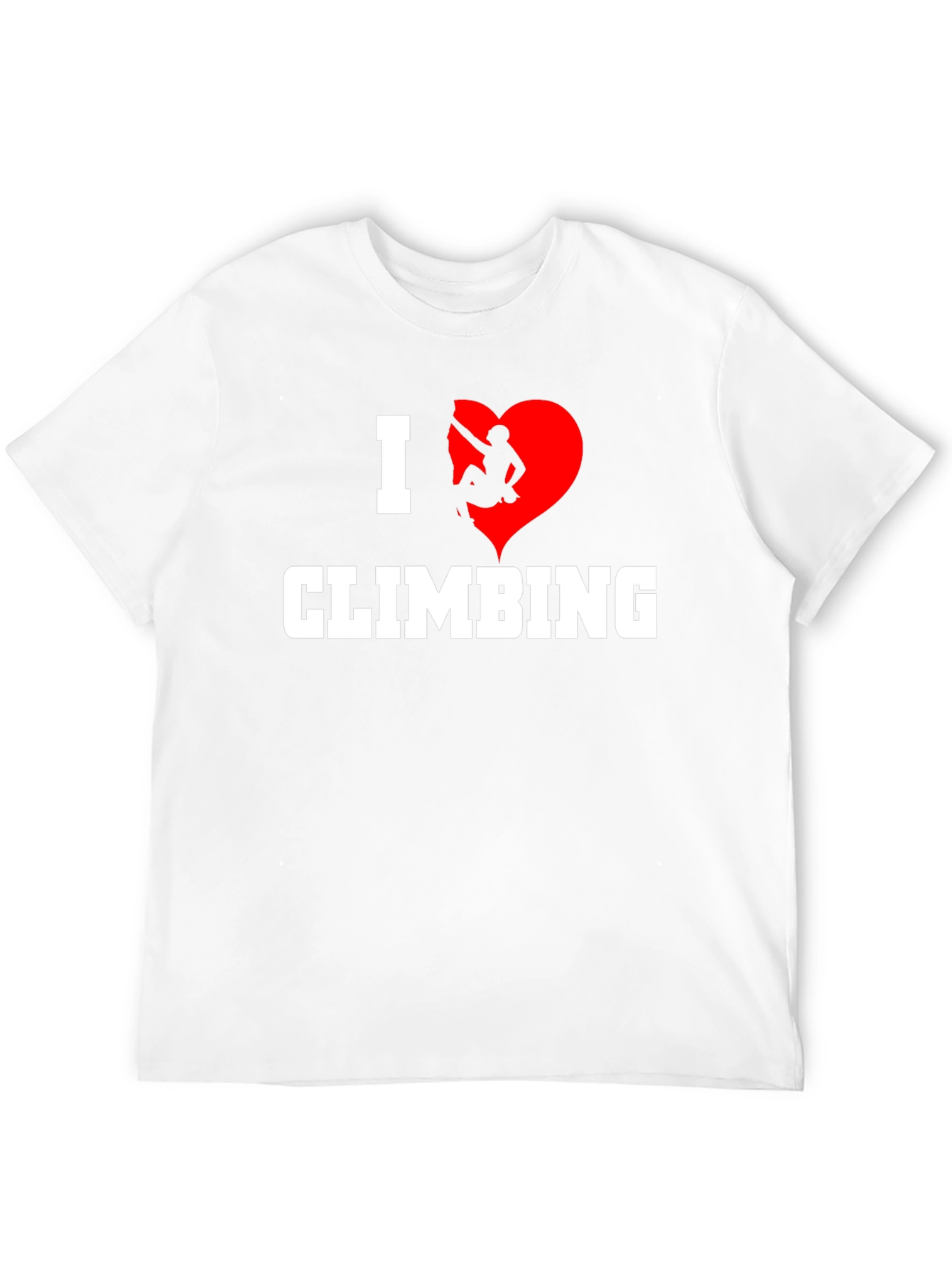 I Heart Climbing Graphic T-Shirt - Rock Climbing Tee