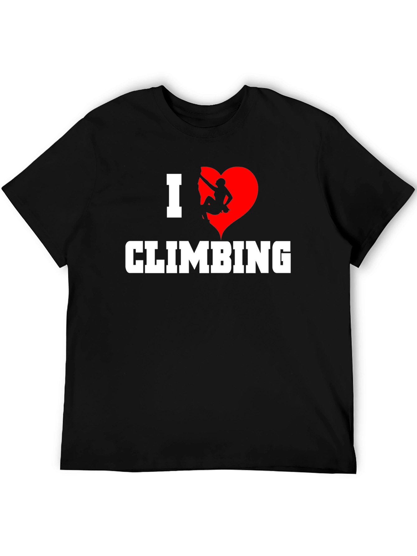 I Heart Climbing Graphic T-Shirt - Rock Climbing Tee