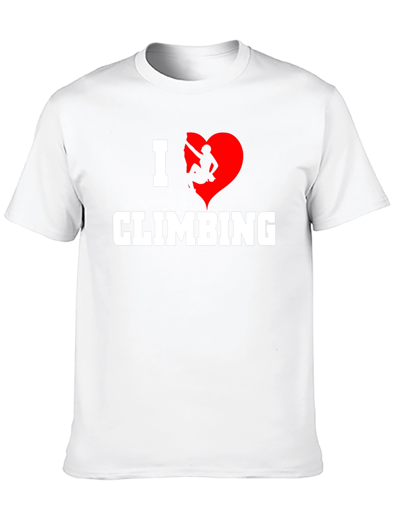 I Heart Climbing Graphic T-Shirt - Rock Climbing Tee