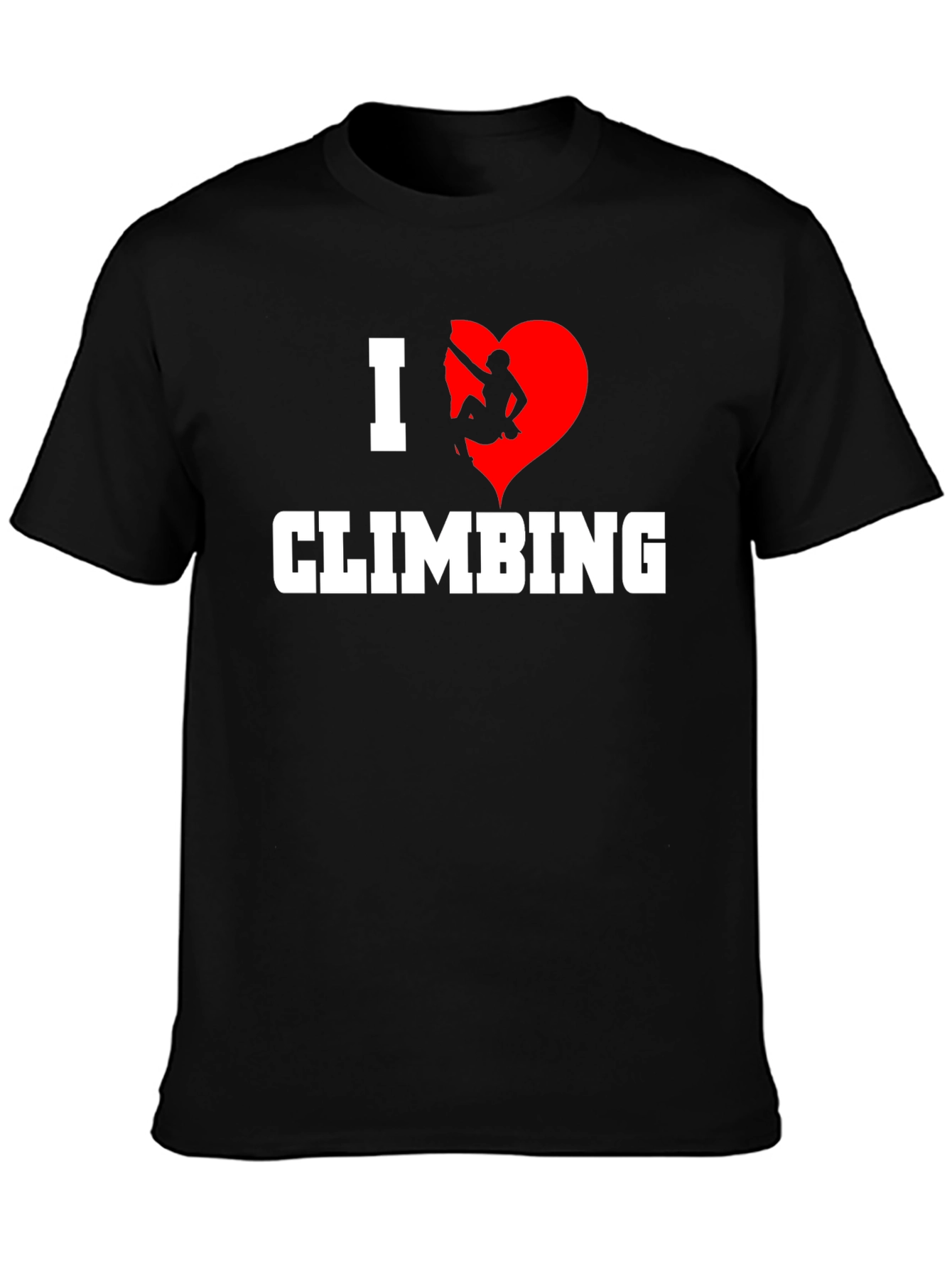 I Heart Climbing Graphic T-Shirt - Rock Climbing Tee