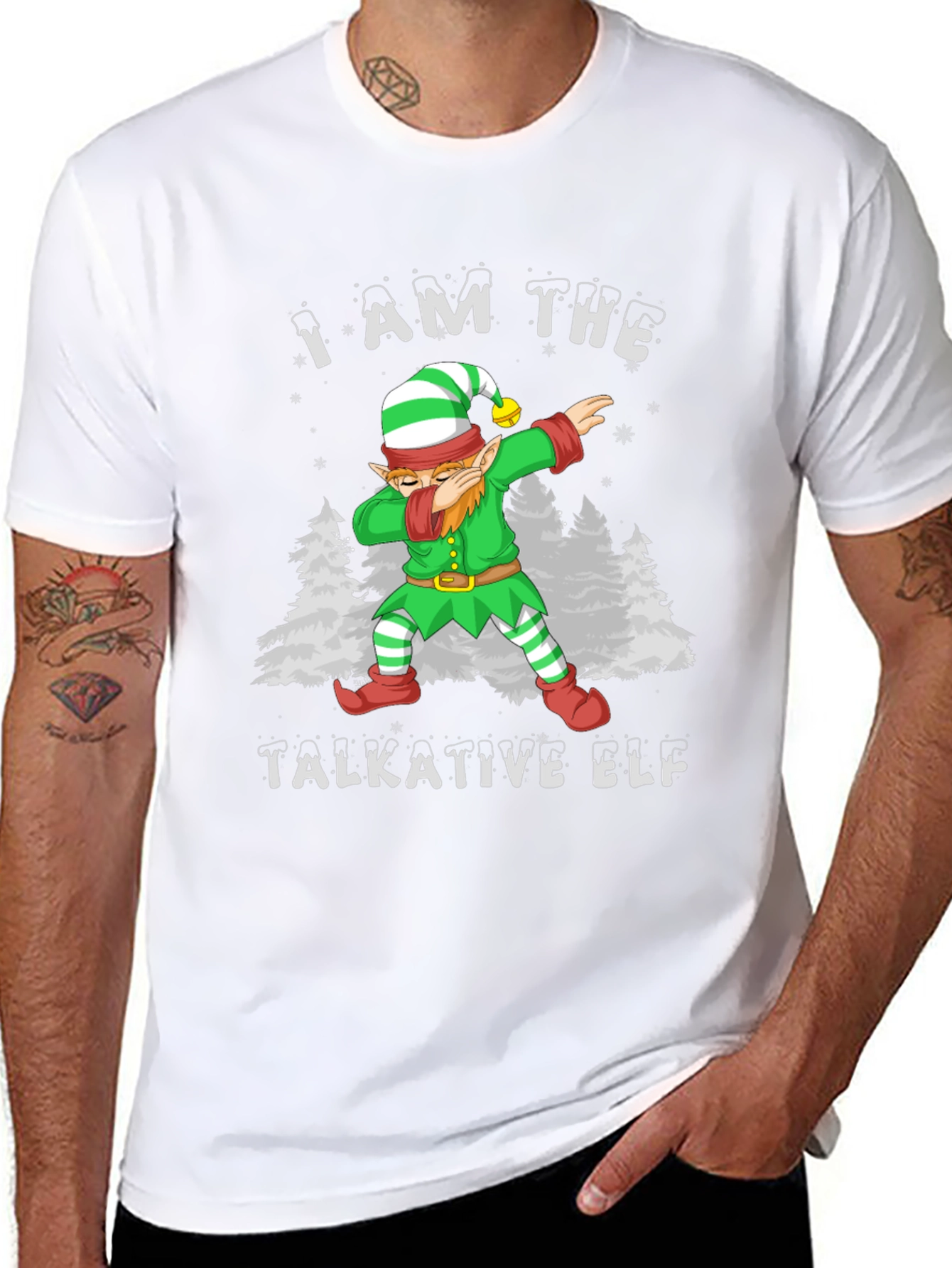 I am the Talkative Elf Dab T-Shirt