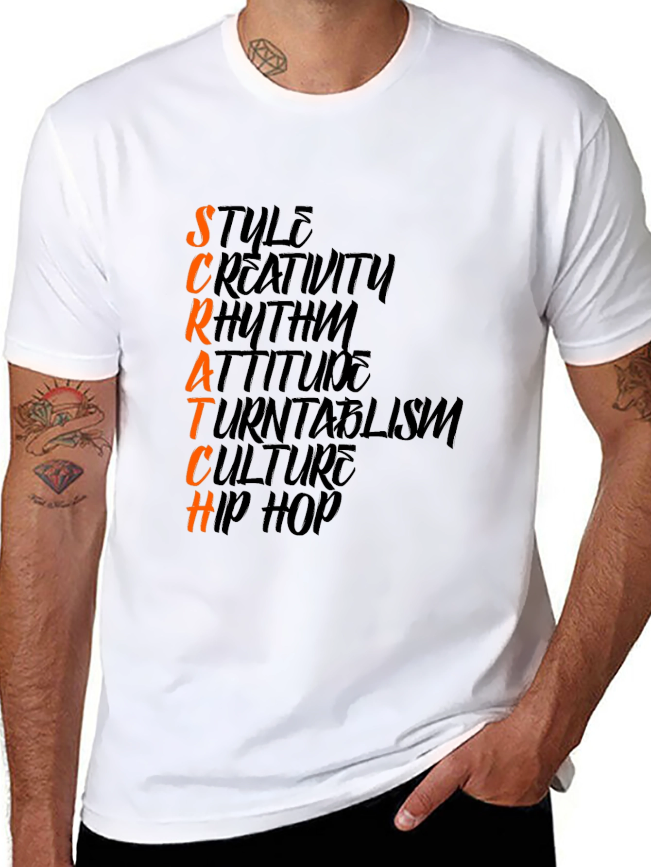 Scratch Hip Hop Graphic Tee