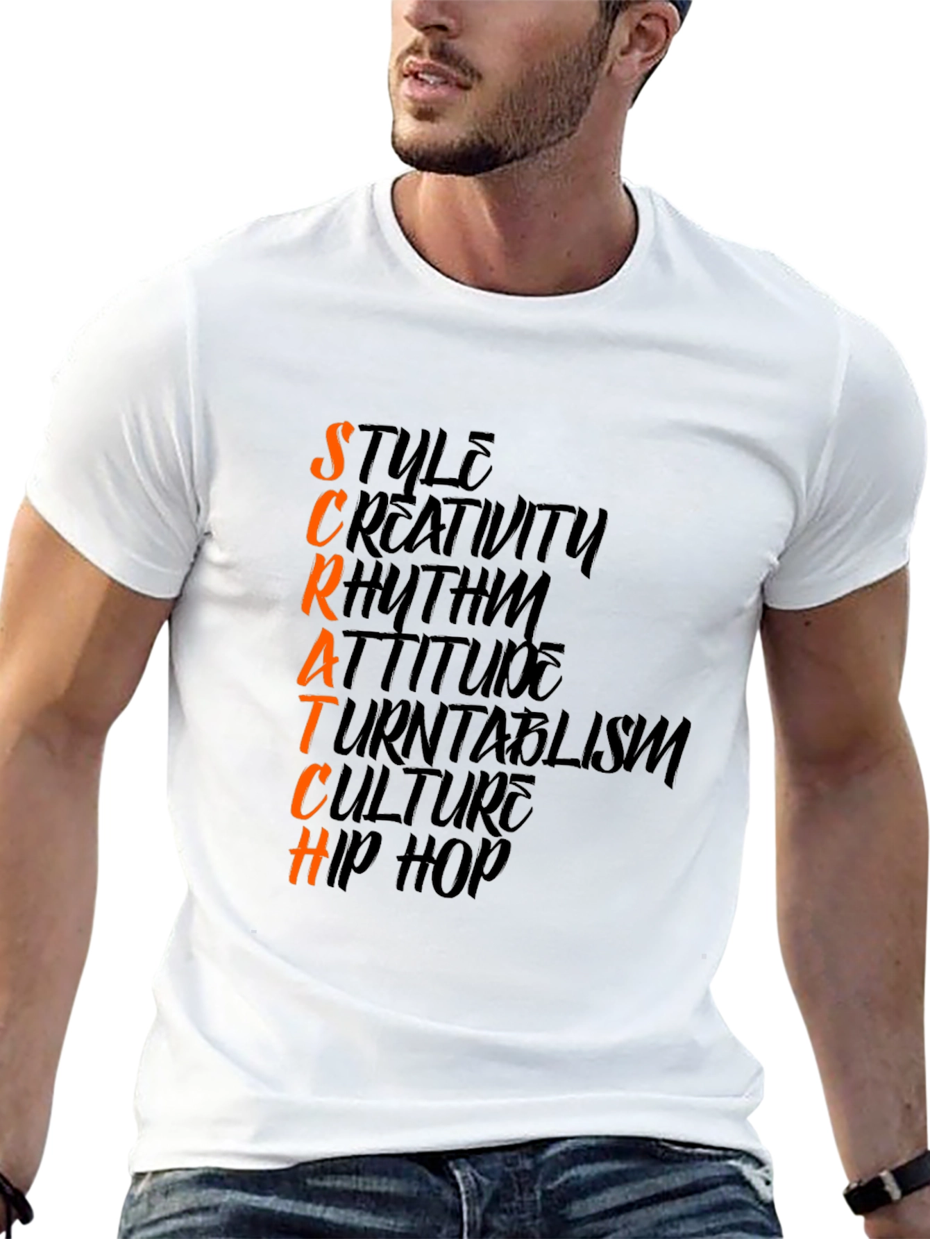 Scratch Hip Hop Graphic Tee