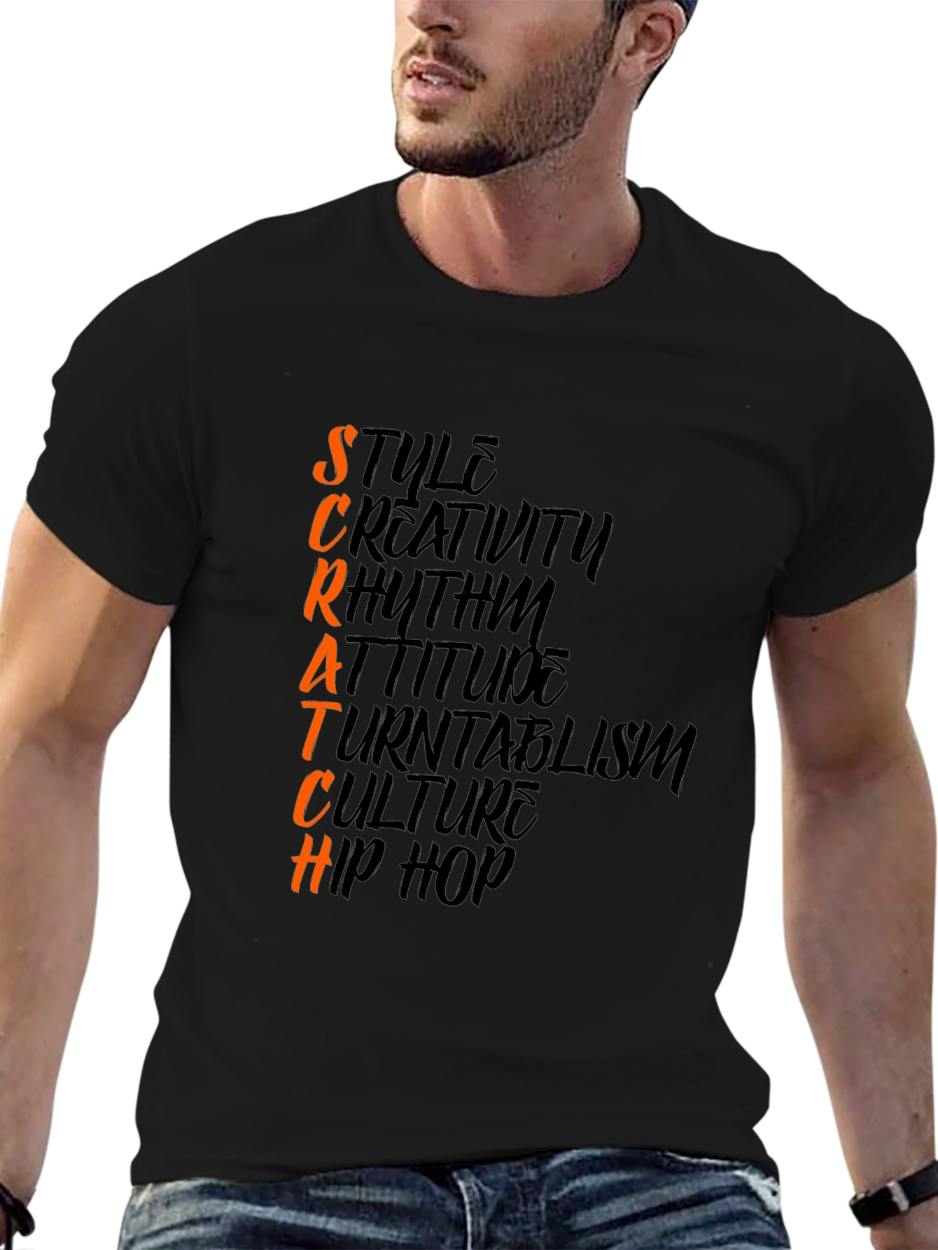 Scratch Hip Hop Graphic Tee