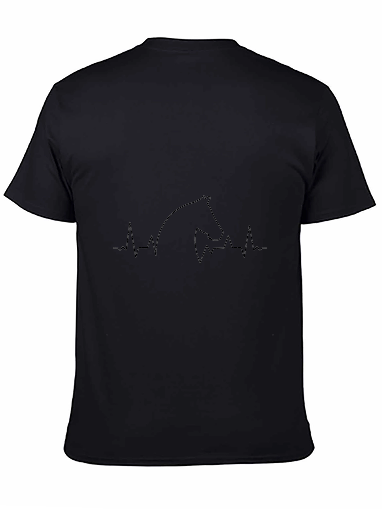 Heartbeat Horse T-Shirt - Equestrian Design