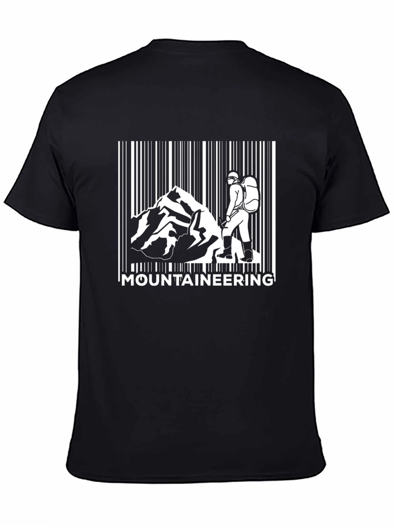 Mountaineering Barcode T-Shirt - Black