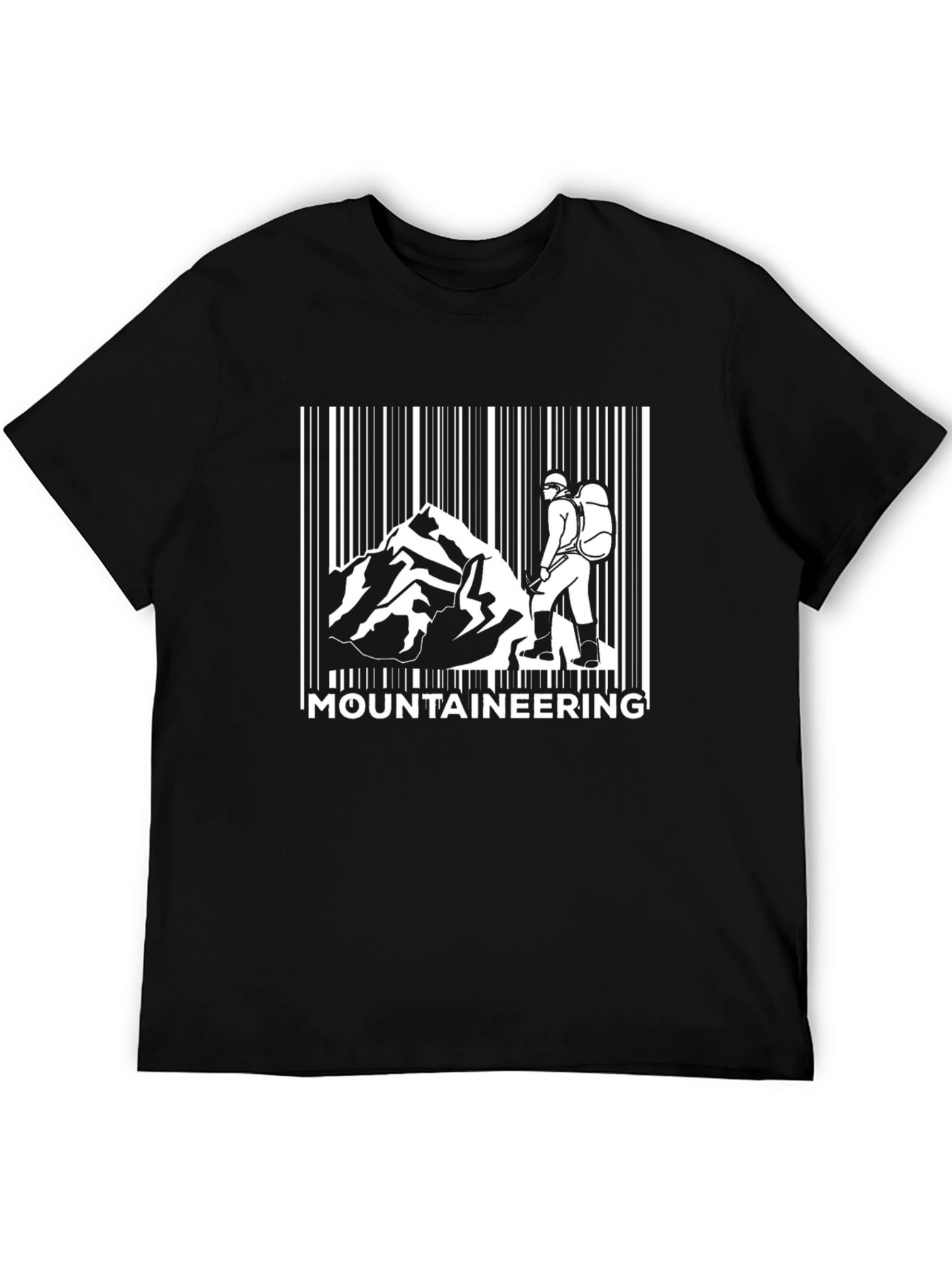 Mountaineering Barcode T-Shirt - Black