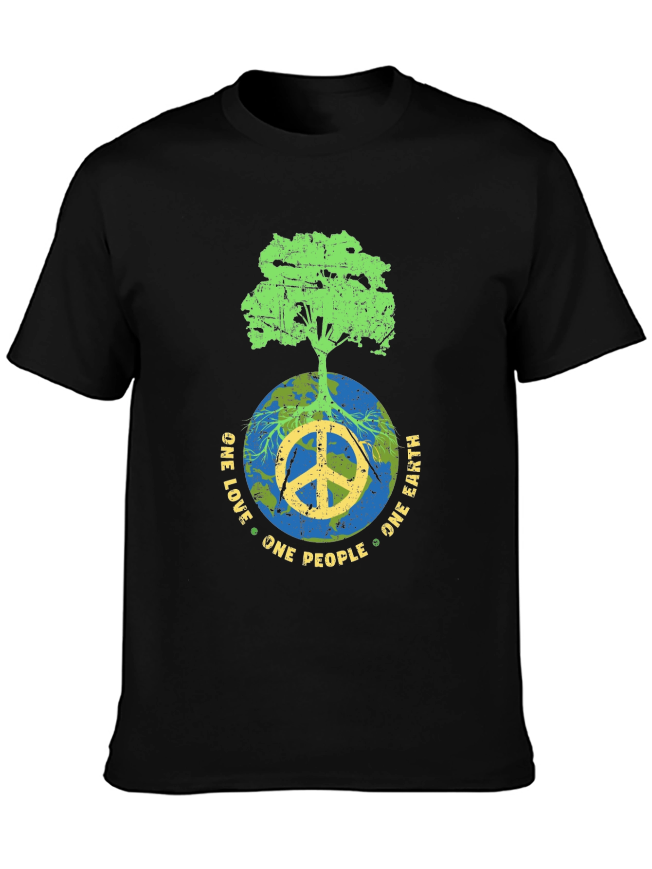 One Love One Earth Peace Tree T-Shirt