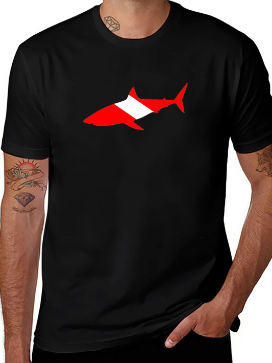 Diver Down Shark T-Shirt - Scuba Diving Tee