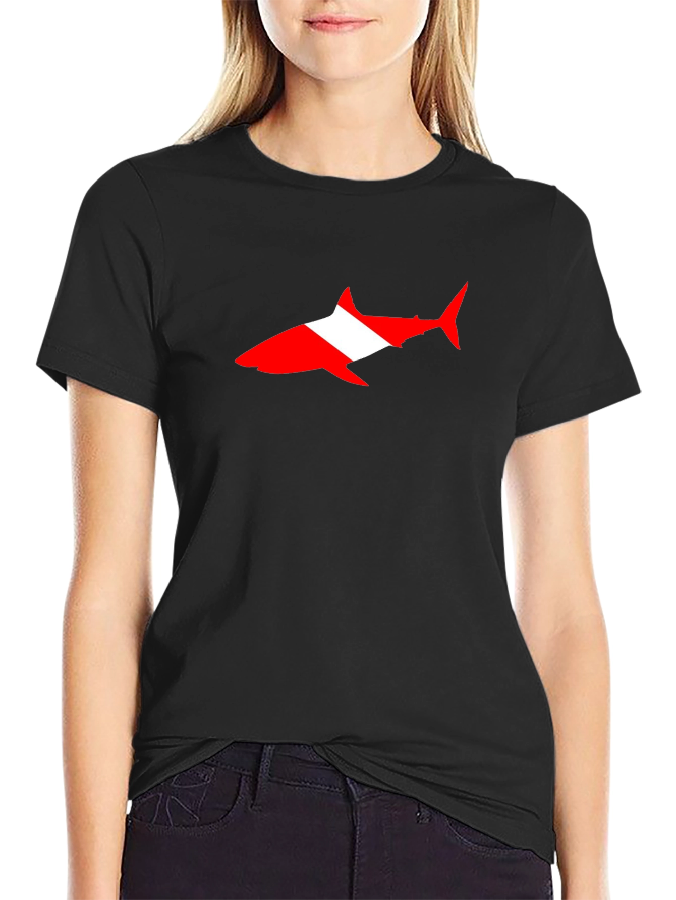 Diver Down Shark T-Shirt - Scuba Diving Tee