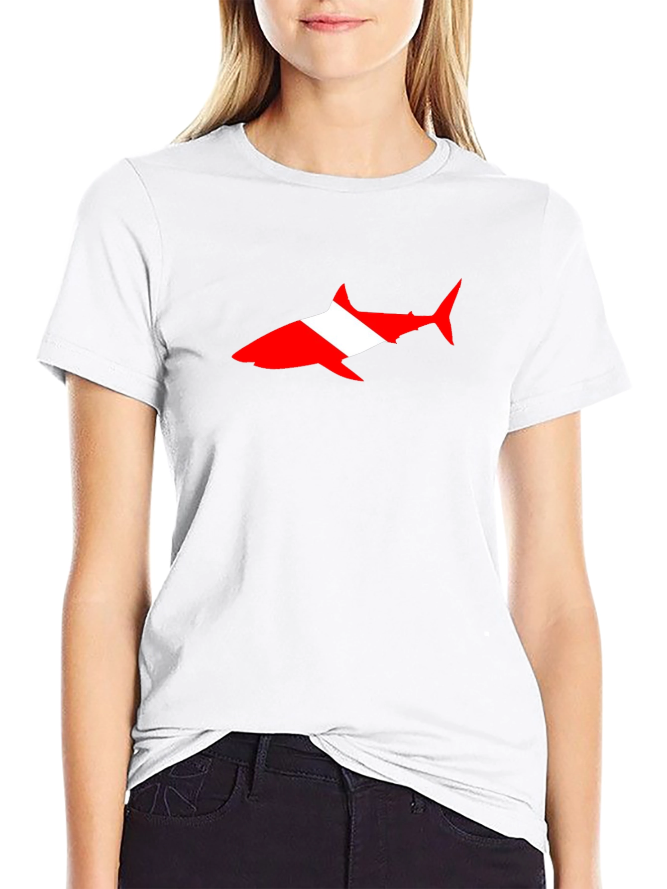 Diver Down Shark T-Shirt - Scuba Diving Tee