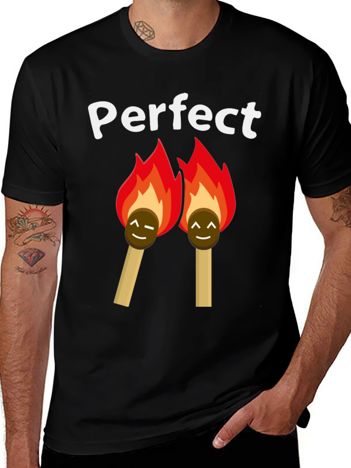 Perfect Match T-Shirt - Lit Love Humor