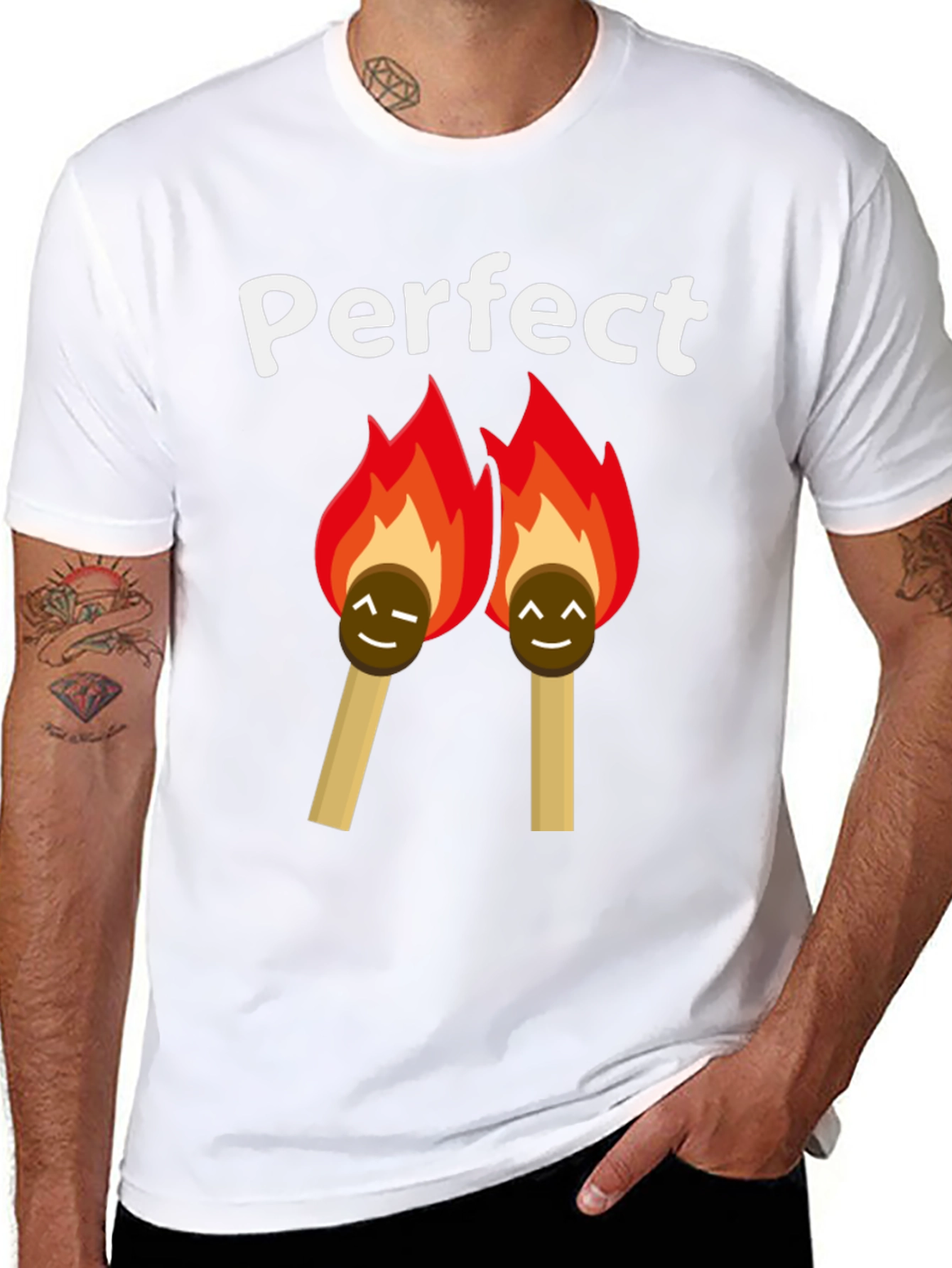 Perfect Match T-Shirt - Lit Love Humor