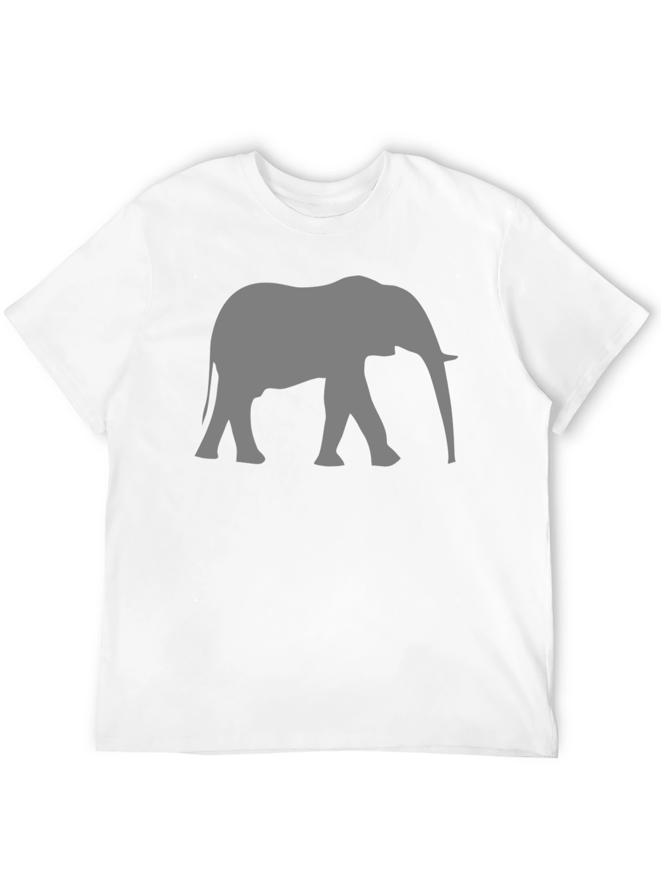 Elephant Graphic Tee - Black Cotton Comfort