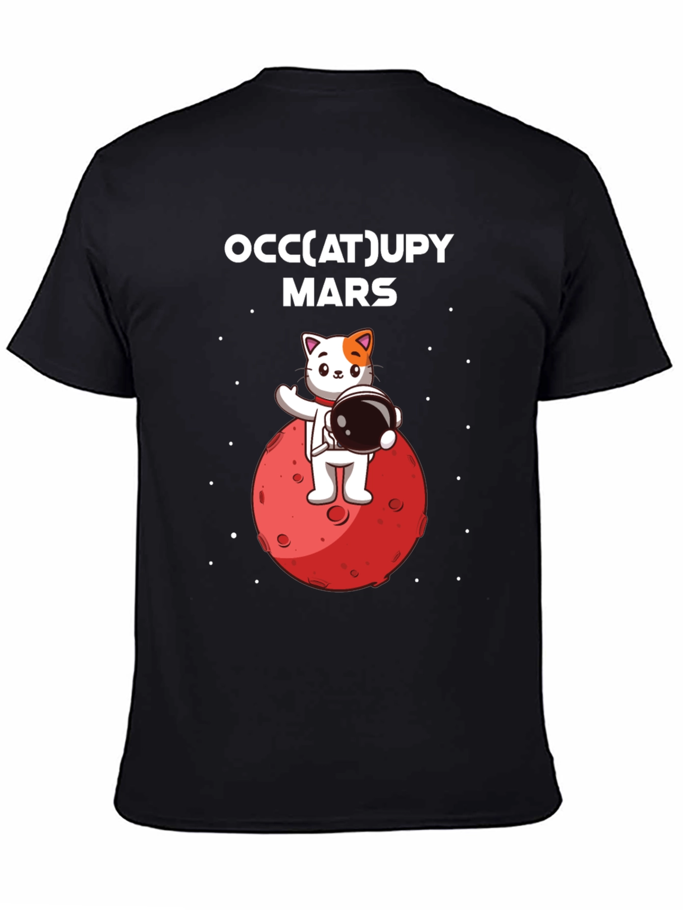 Occupy Mars Cat Graphic Tee