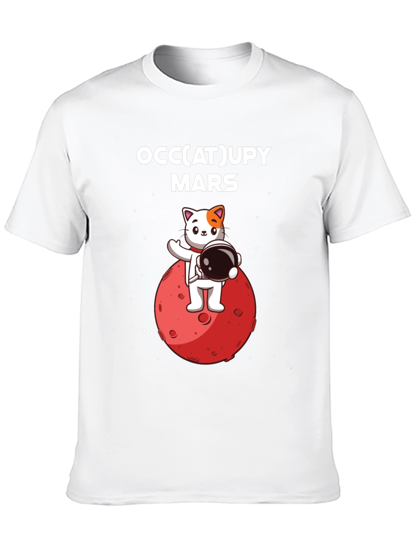 Occupy Mars Cat Graphic Tee