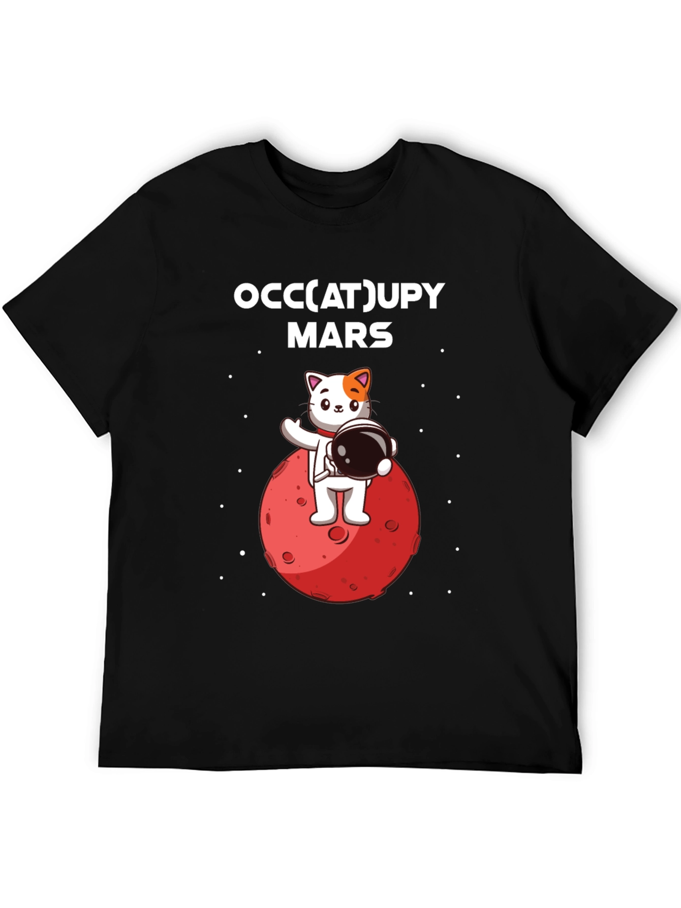 Occupy Mars Cat Graphic Tee