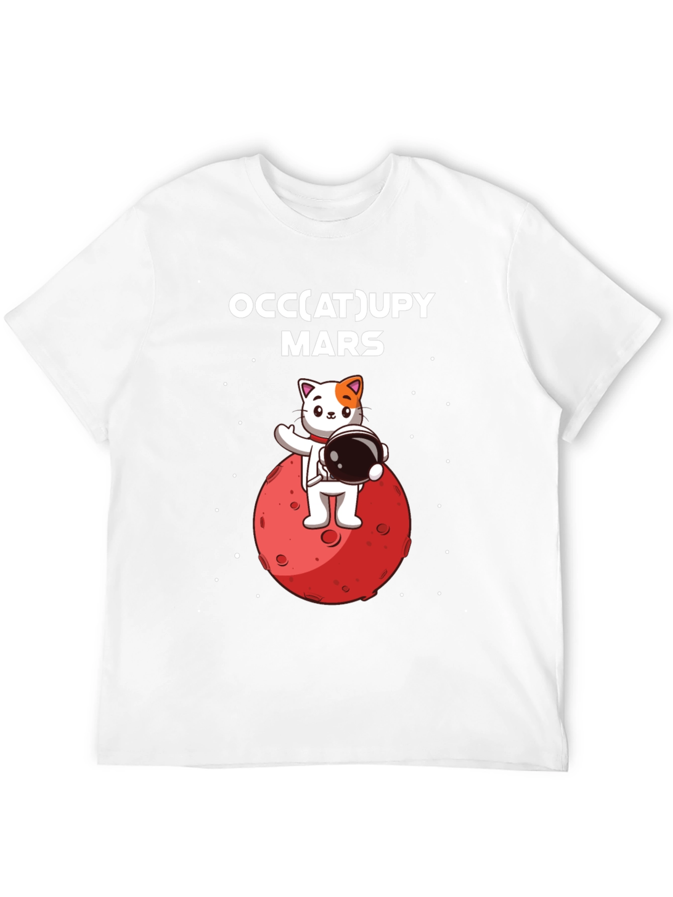 Occupy Mars Cat Graphic Tee