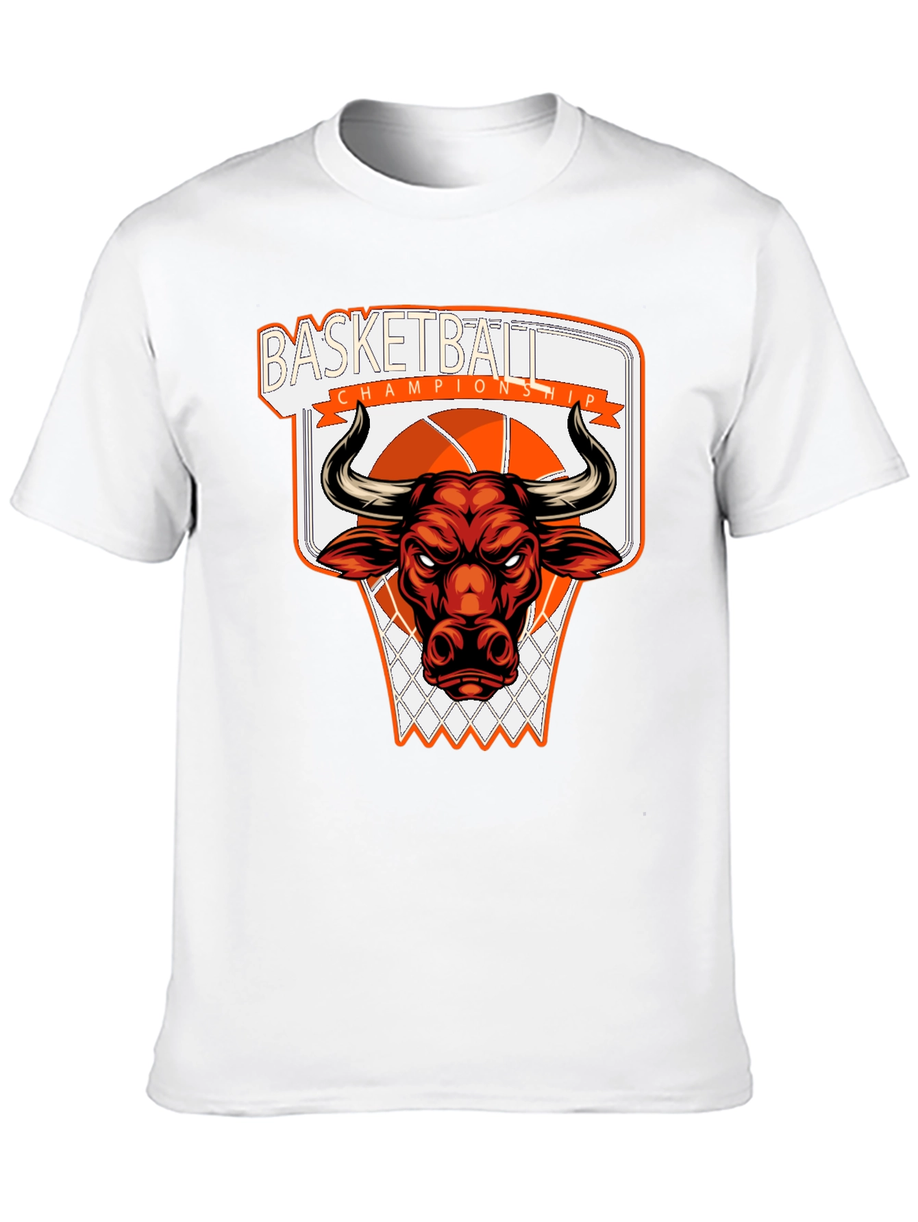 Basketball Championship Bull T-Shirt