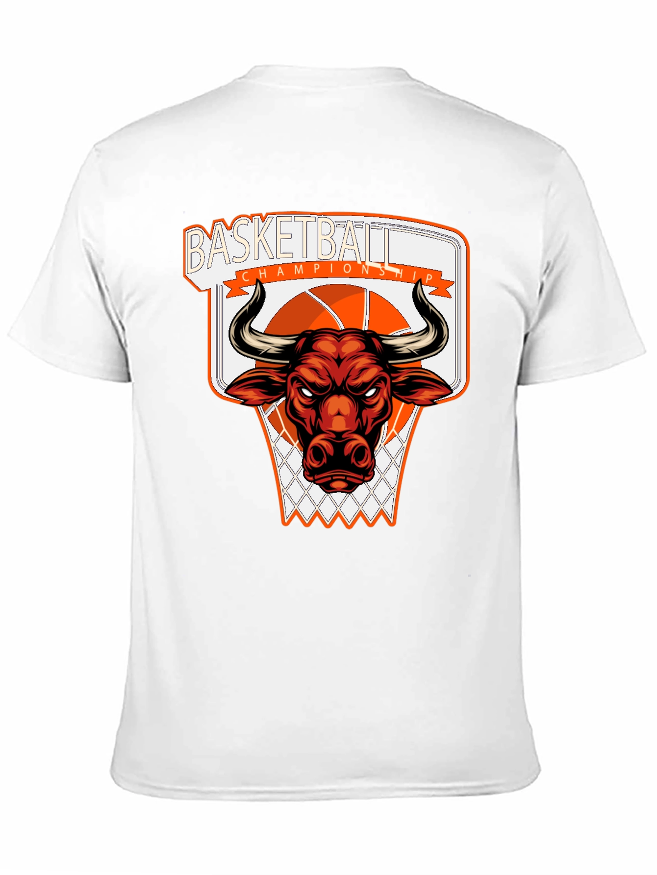 Basketball Championship Bull T-Shirt