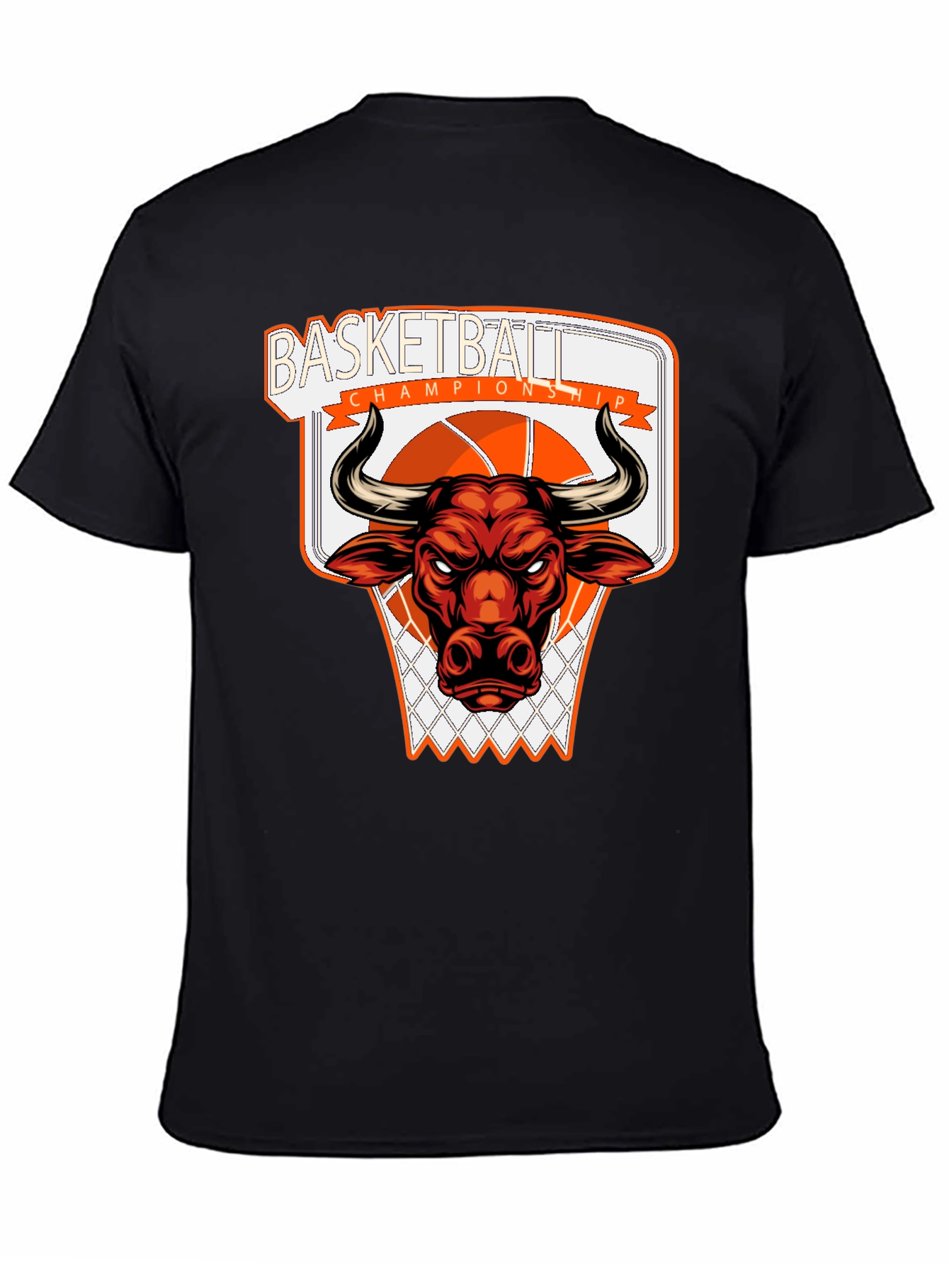 Basketball Championship Bull T-Shirt