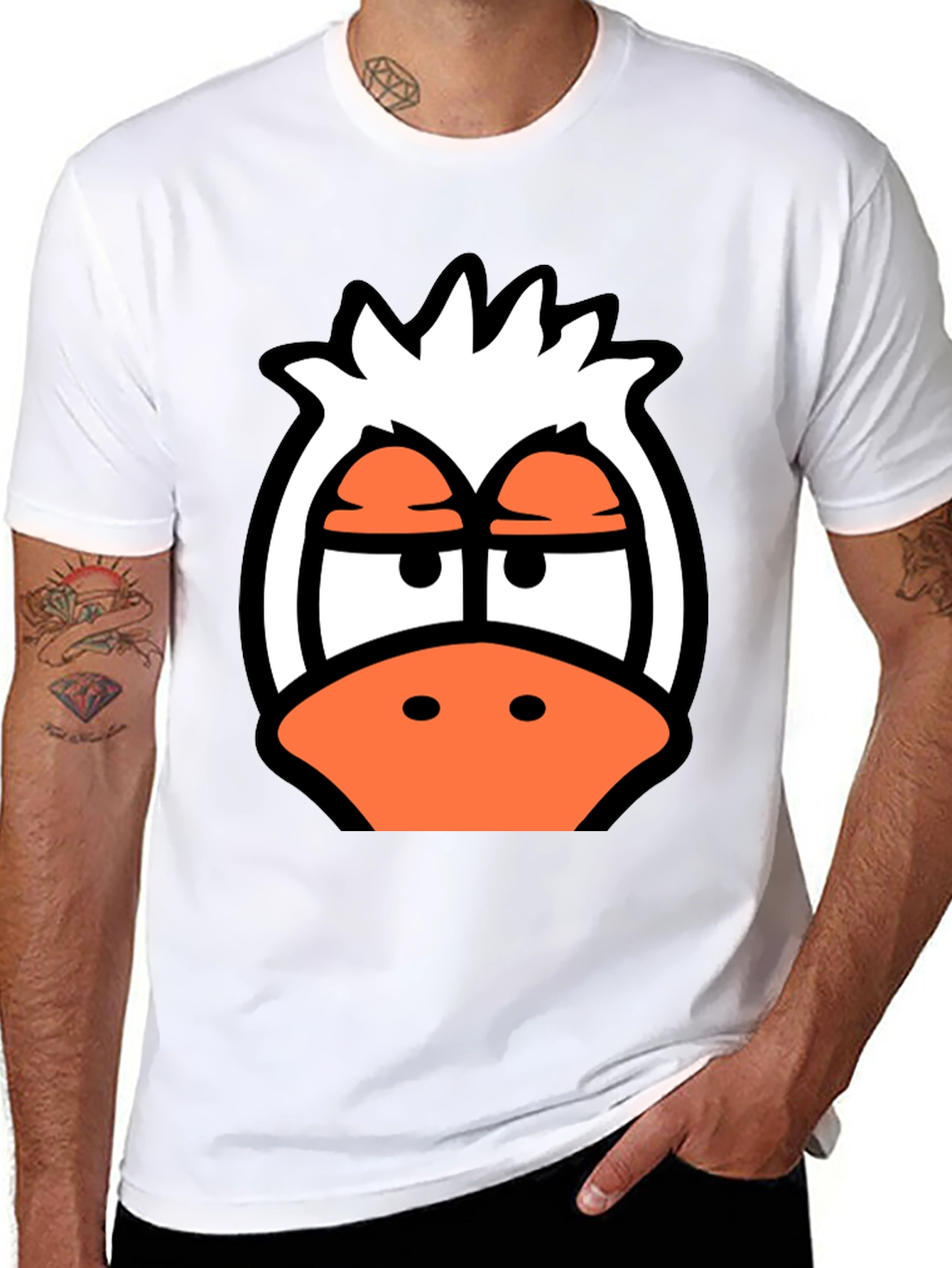 Funny Cartoon Duck T-Shirt