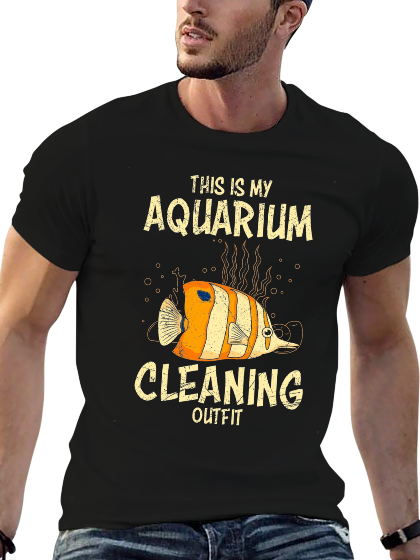 Aquarium Cleaning Outfit Fish T-Shirt
