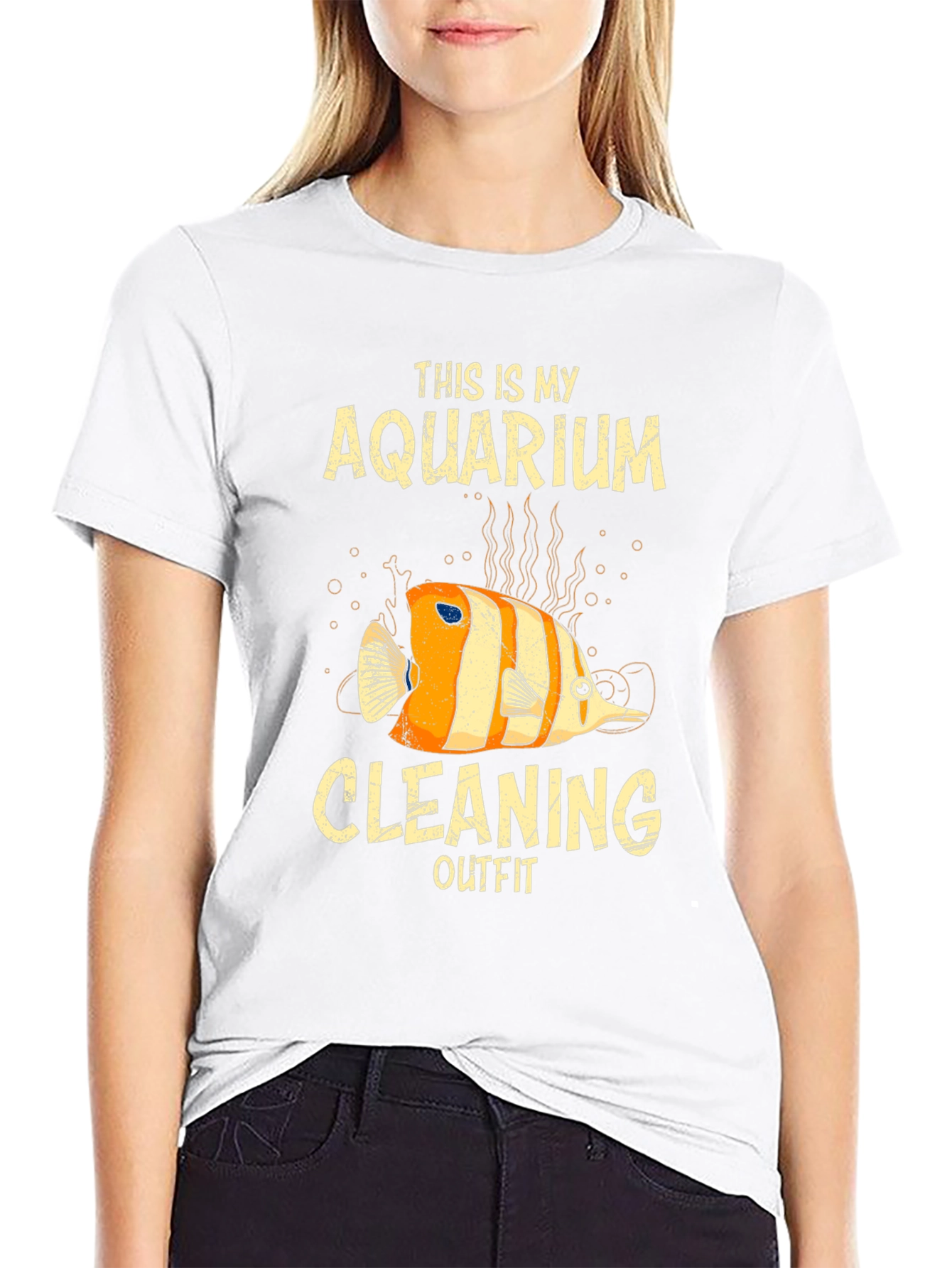 Aquarium Cleaning Outfit Fish T-Shirt