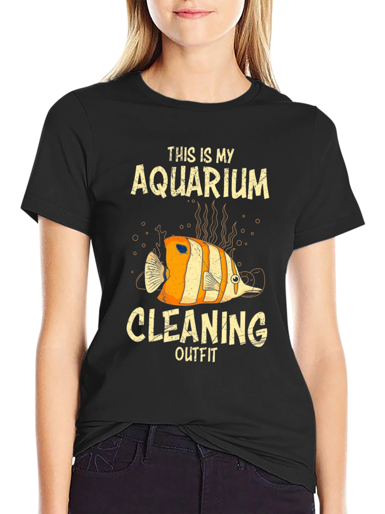 Aquarium Cleaning Outfit Fish T-Shirt