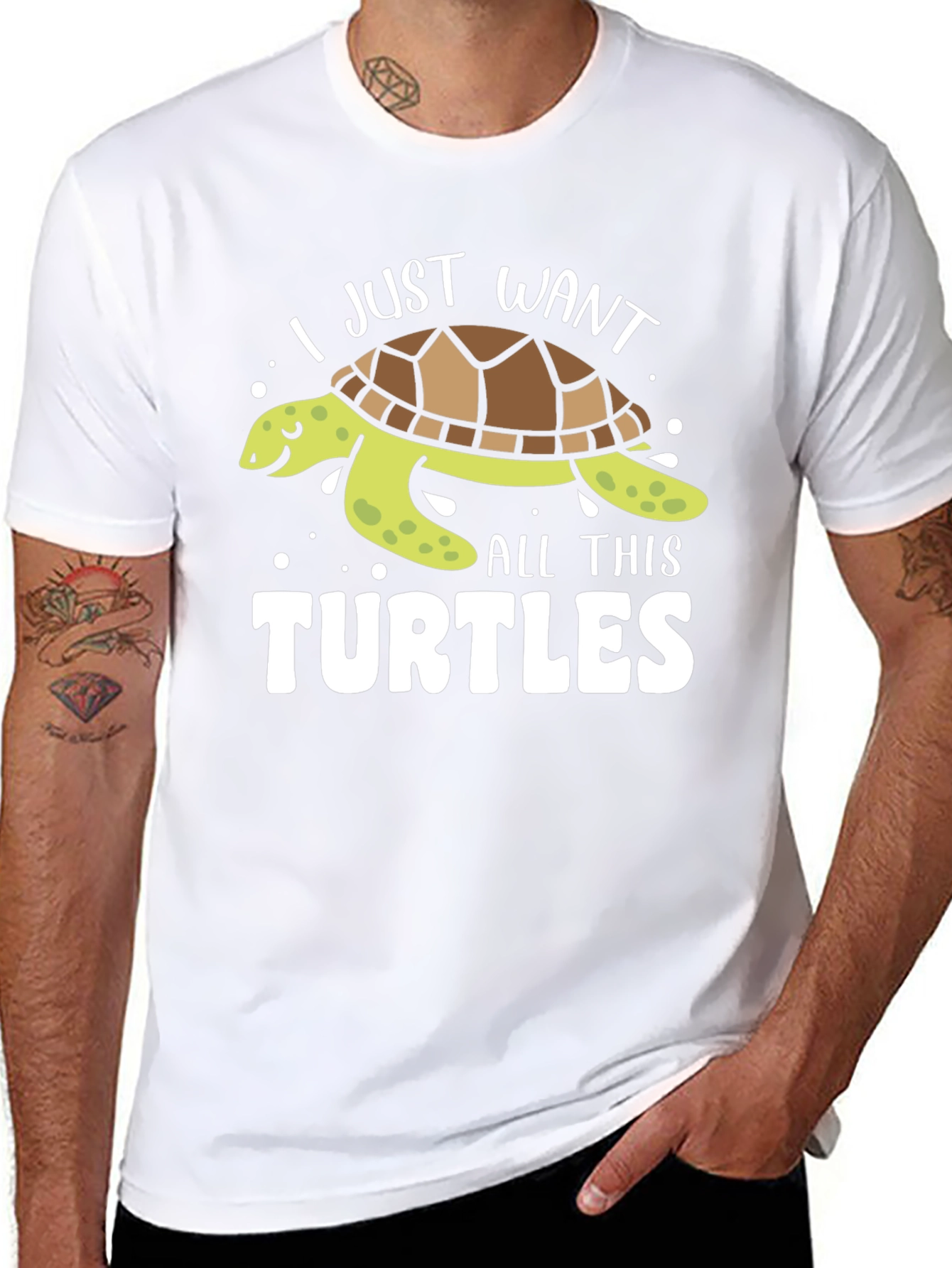 I Just Want All This Turtles T-Shirt