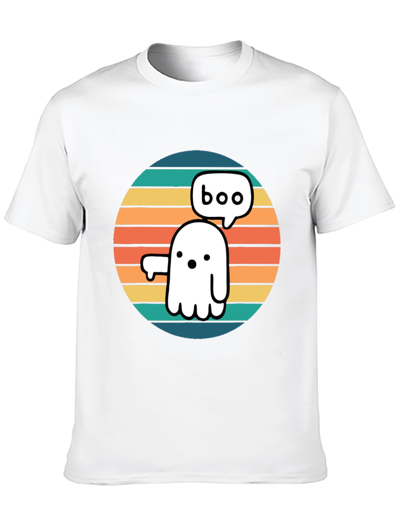 Boo Ghost Retro Tee