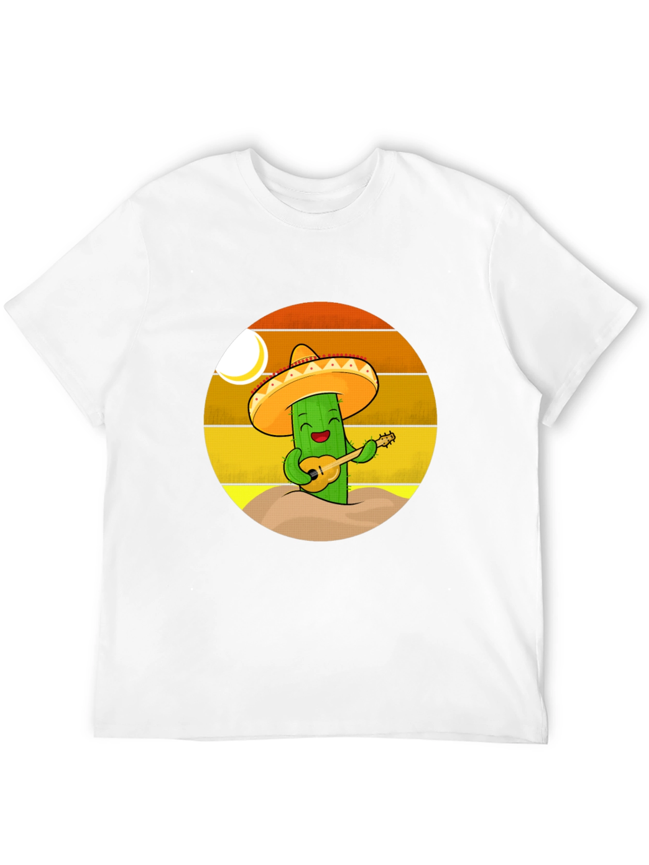Cactus Mariachi T-Shirt - Playful Desert Vibes