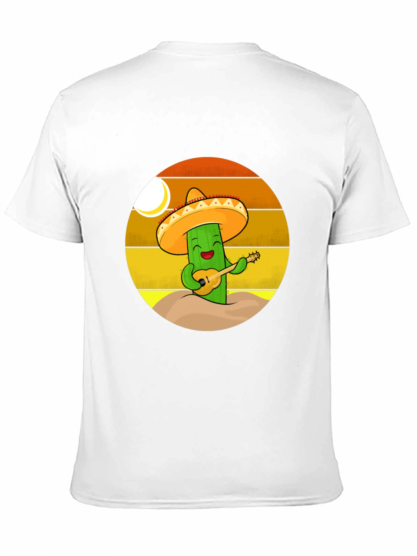 Cactus Mariachi T-Shirt - Playful Desert Vibes