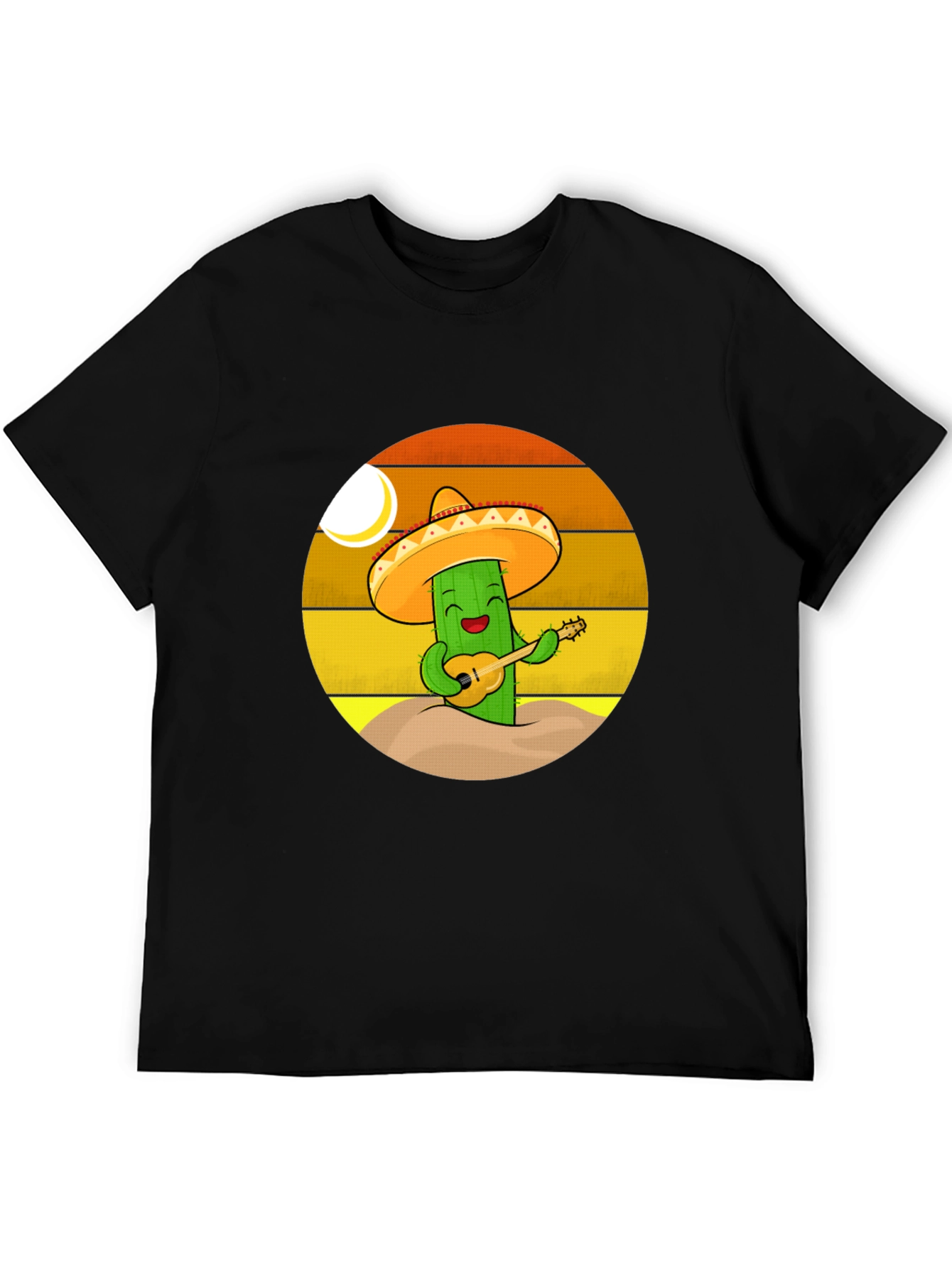 Cactus Mariachi T-Shirt - Playful Desert Vibes