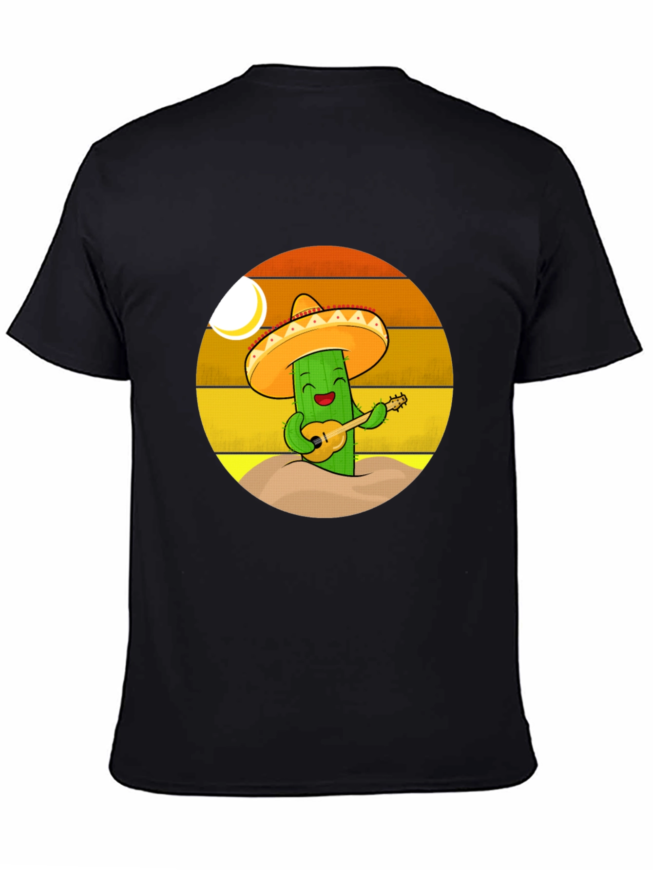 Cactus Mariachi T-Shirt - Playful Desert Vibes
