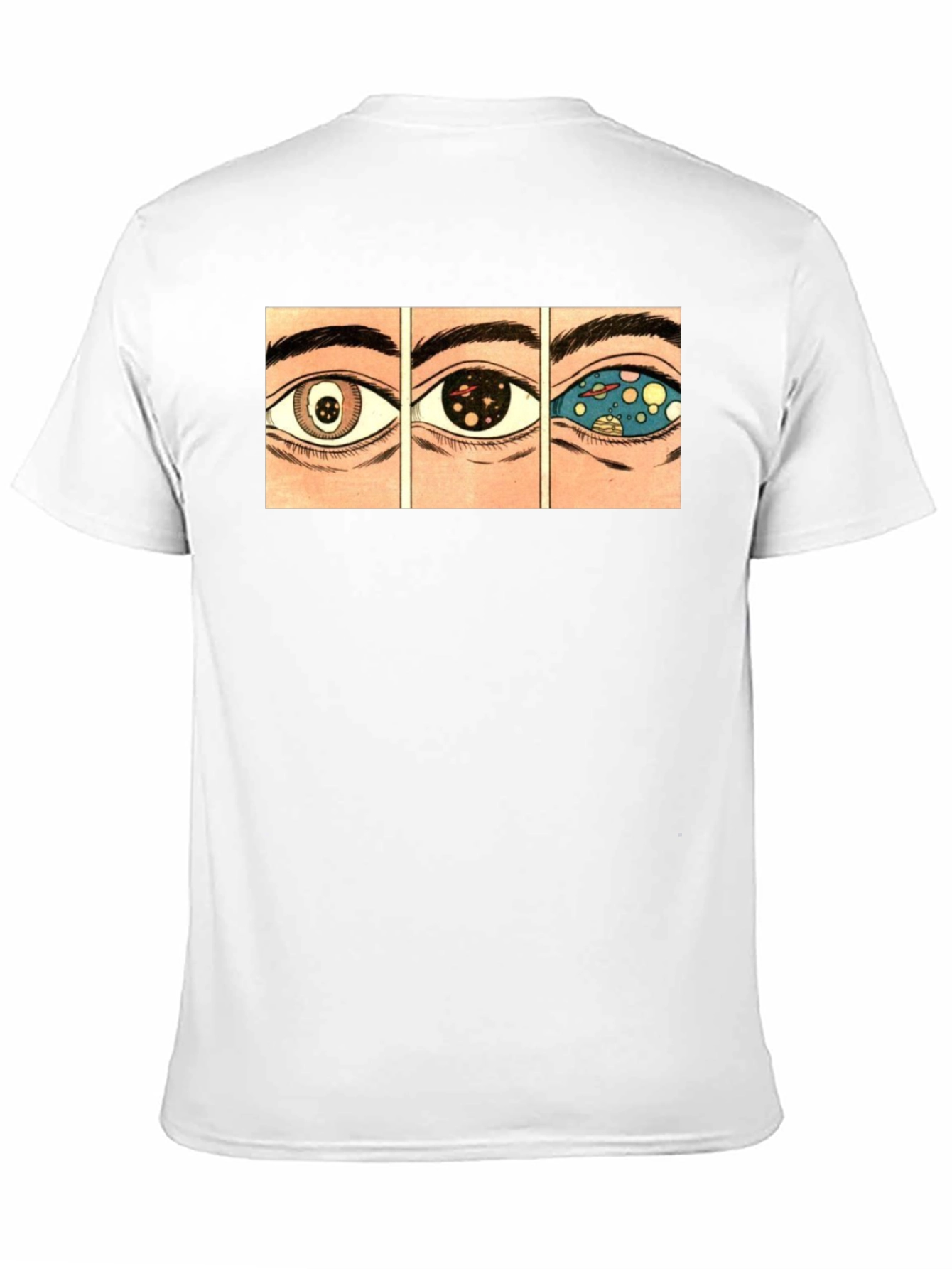 Cosmic Eye Graphic Tee - Black T-Shirt