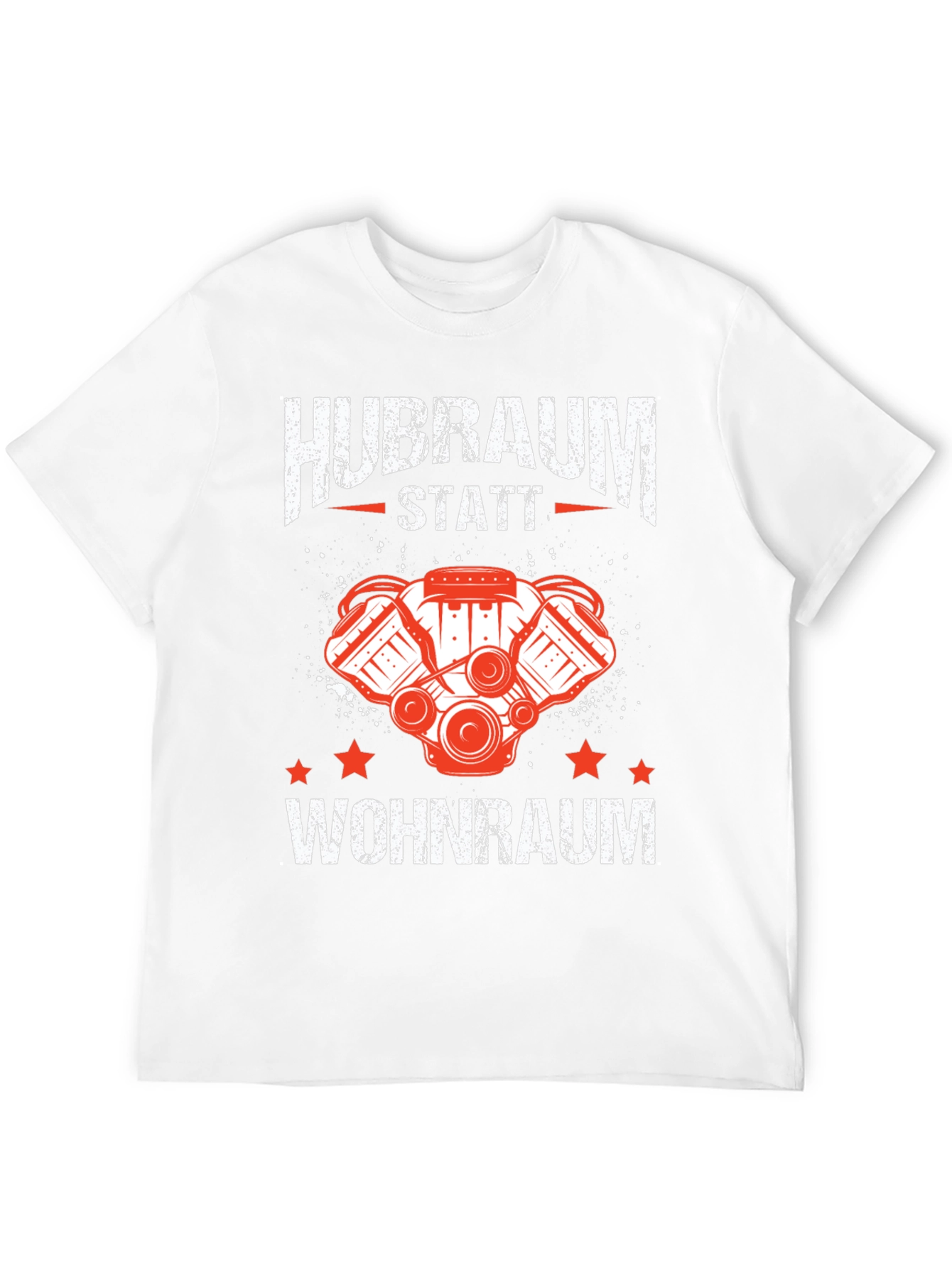 Hubraum Statt Wohnraum T-Shirt - Car Enthusiast Tee