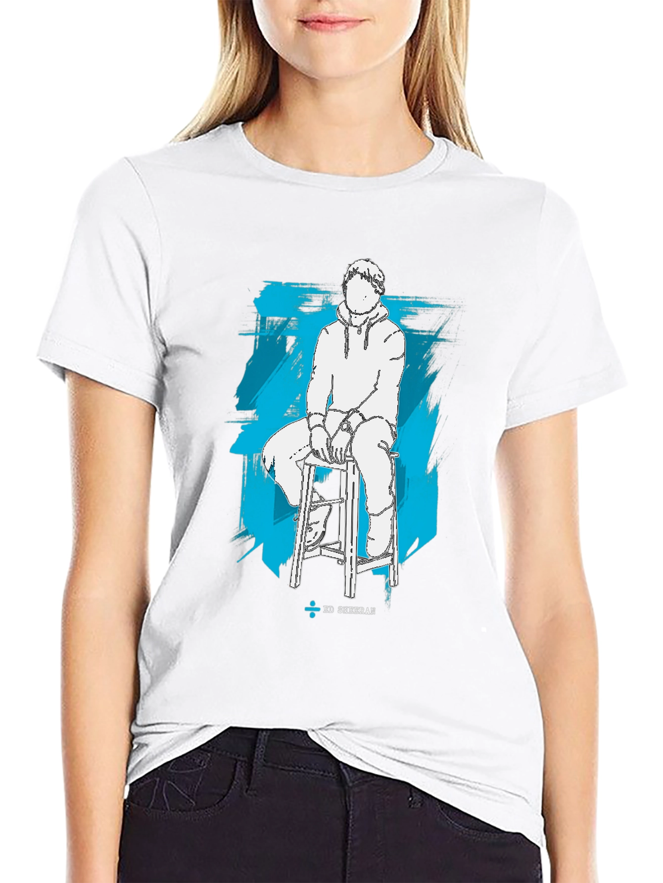 Ed Sheeran Silhouette Graphic T-Shirt