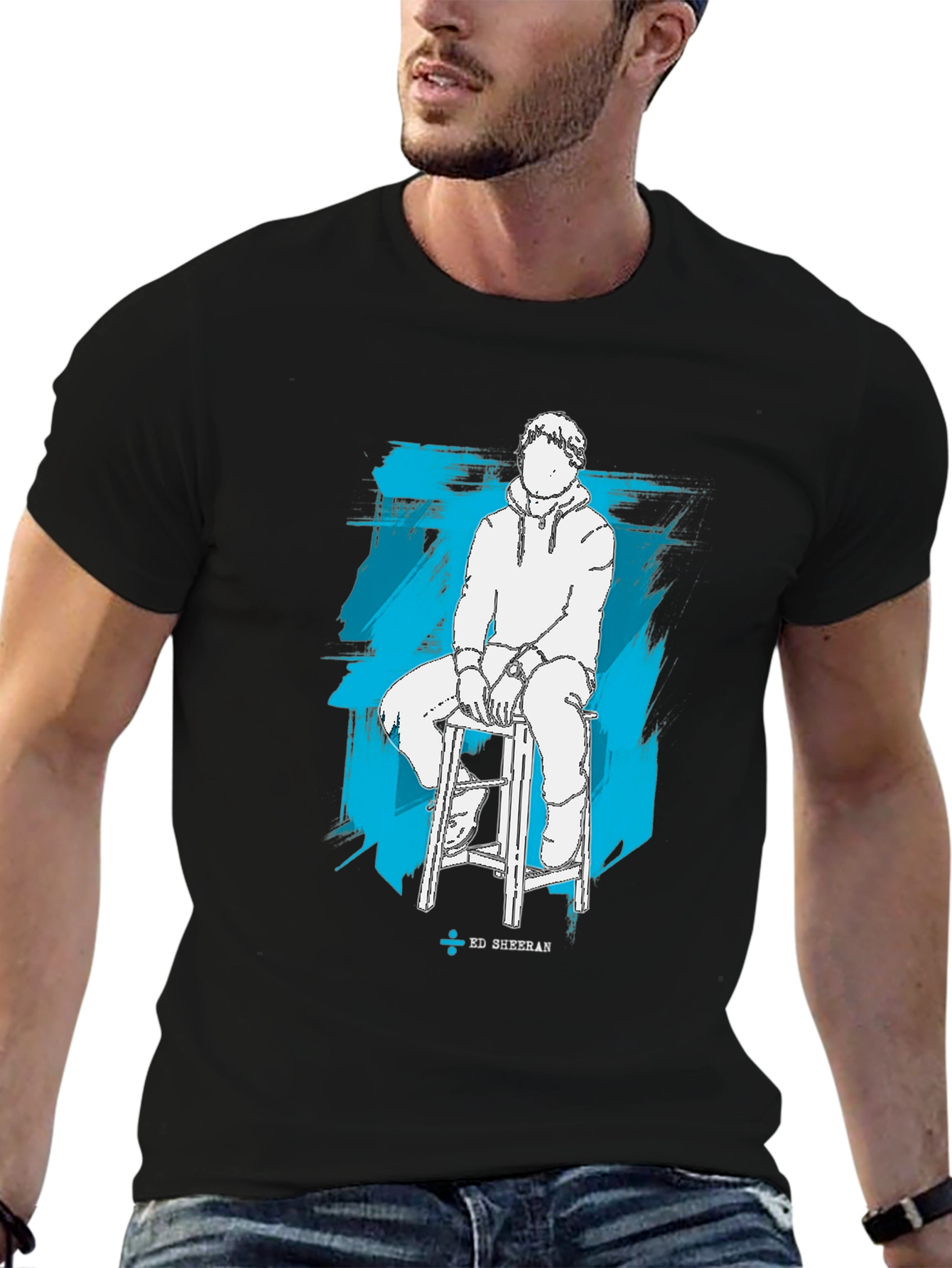 Ed Sheeran Silhouette Graphic T-Shirt