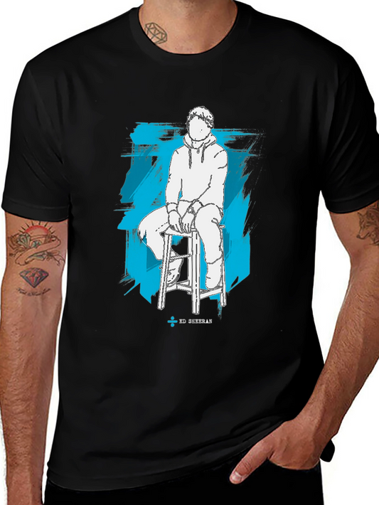 Ed Sheeran Silhouette Graphic T-Shirt