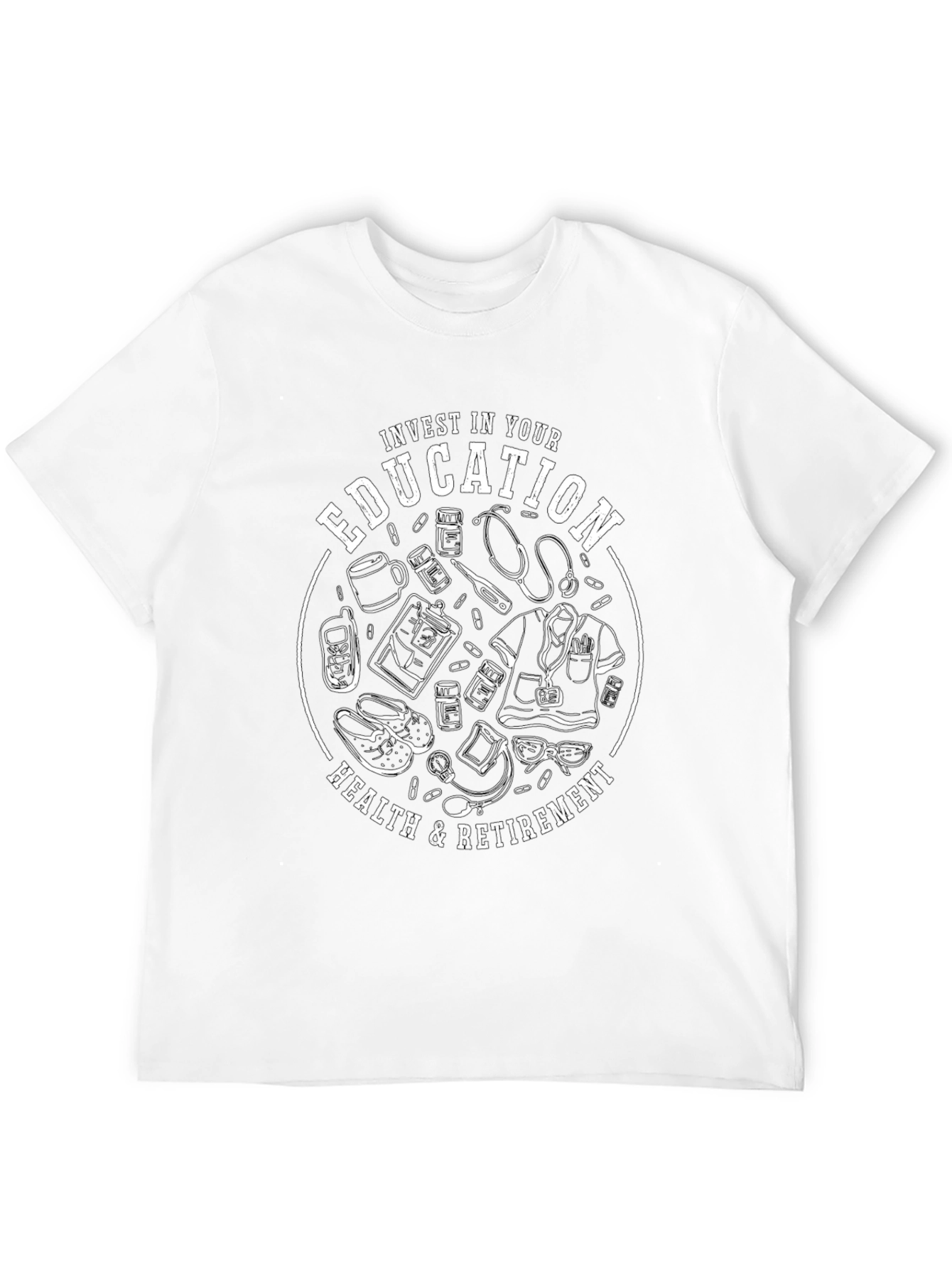 Invest in Your Education Black T-Shirt