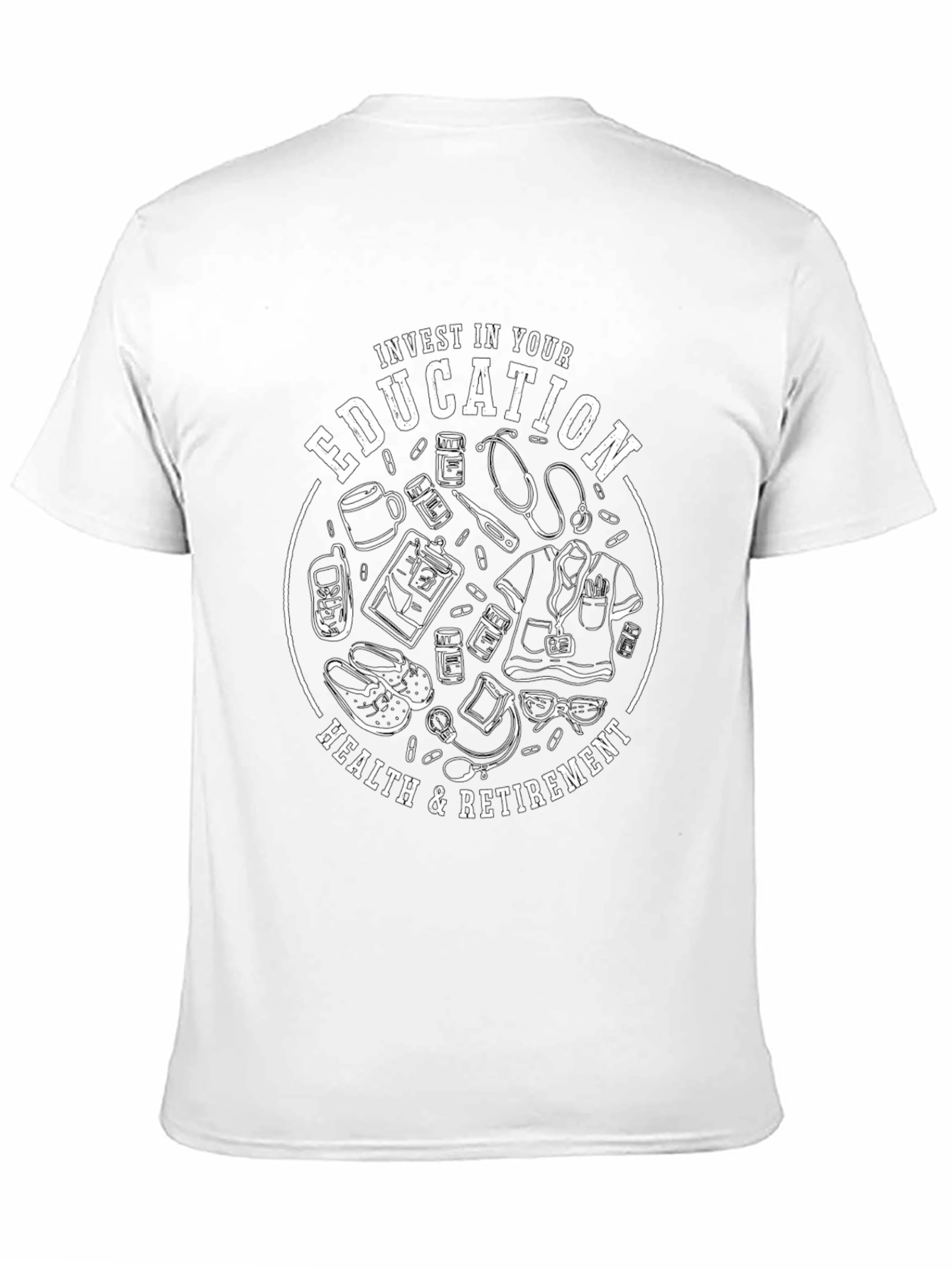Invest in Your Education Black T-Shirt