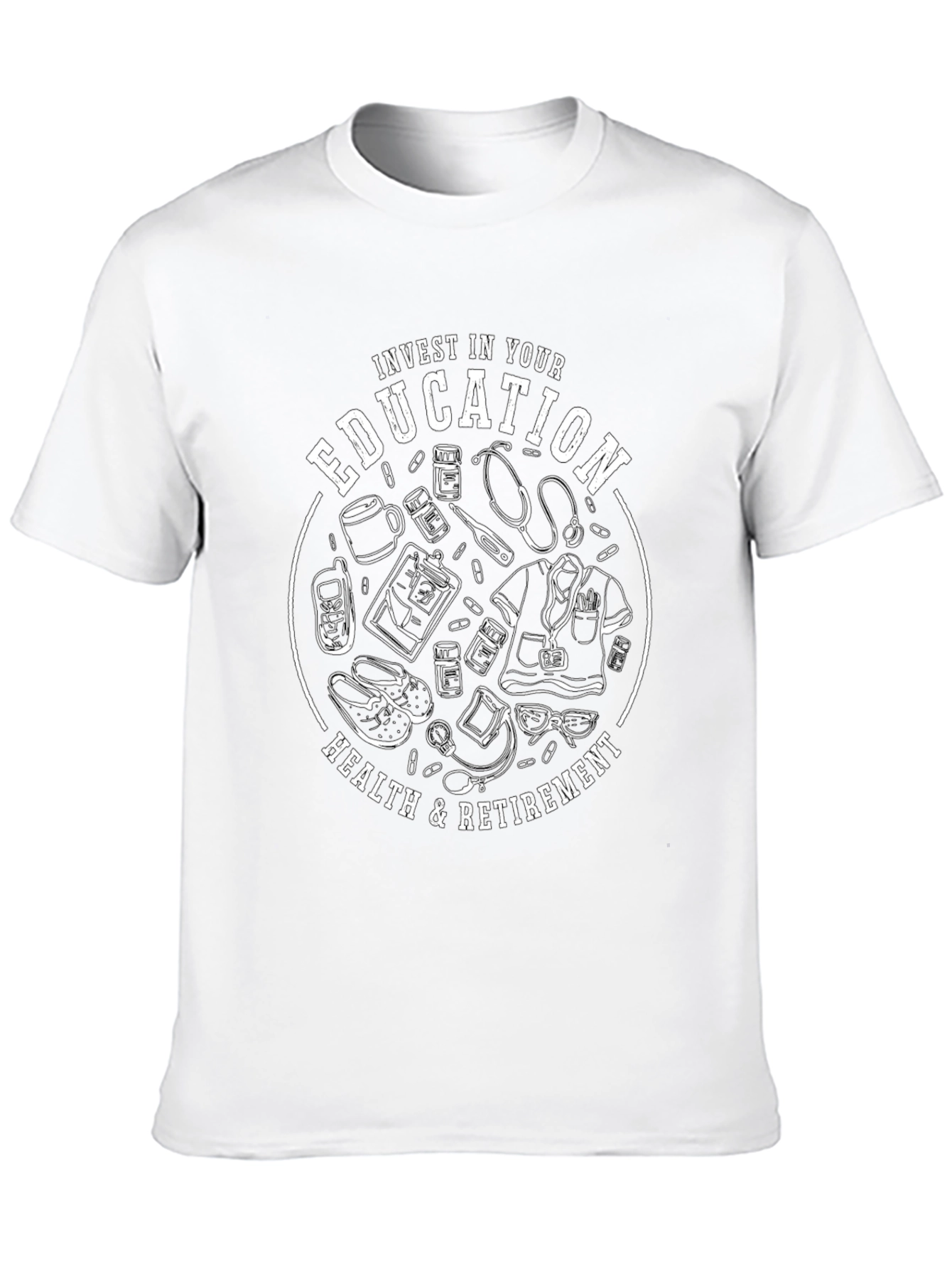 Invest in Your Education Black T-Shirt
