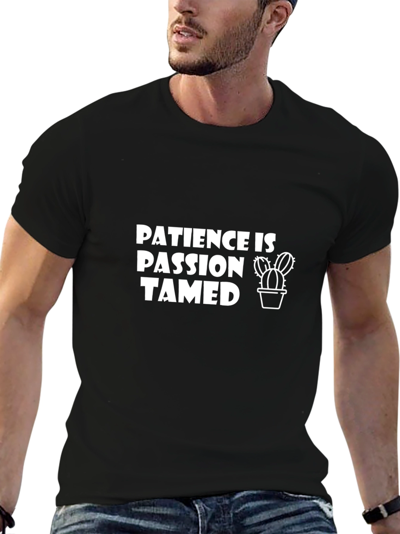 Patience is Passion Tamed T-Shirt - Black