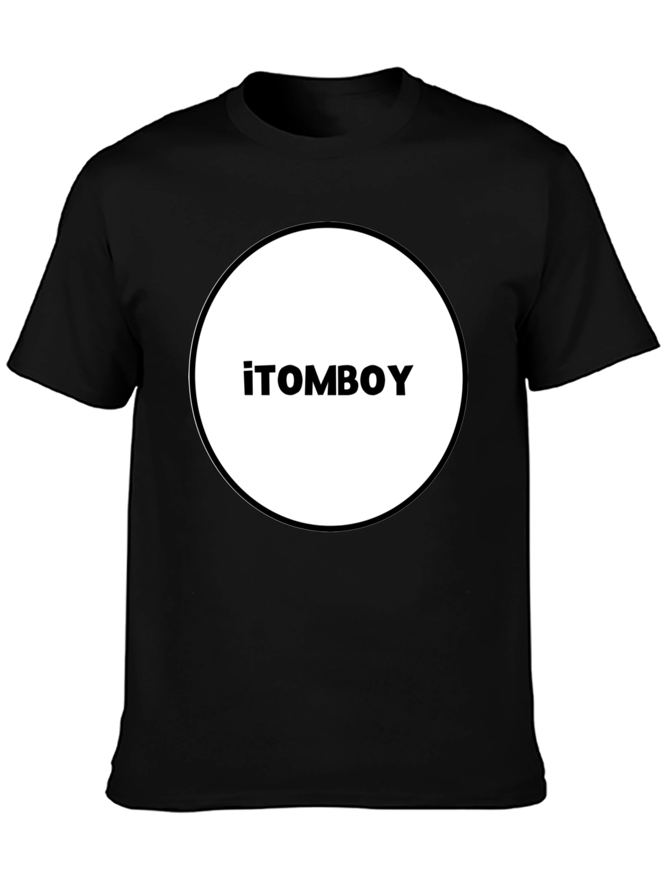 iTomboy Graphic Tee - Classic Black T-Shirt