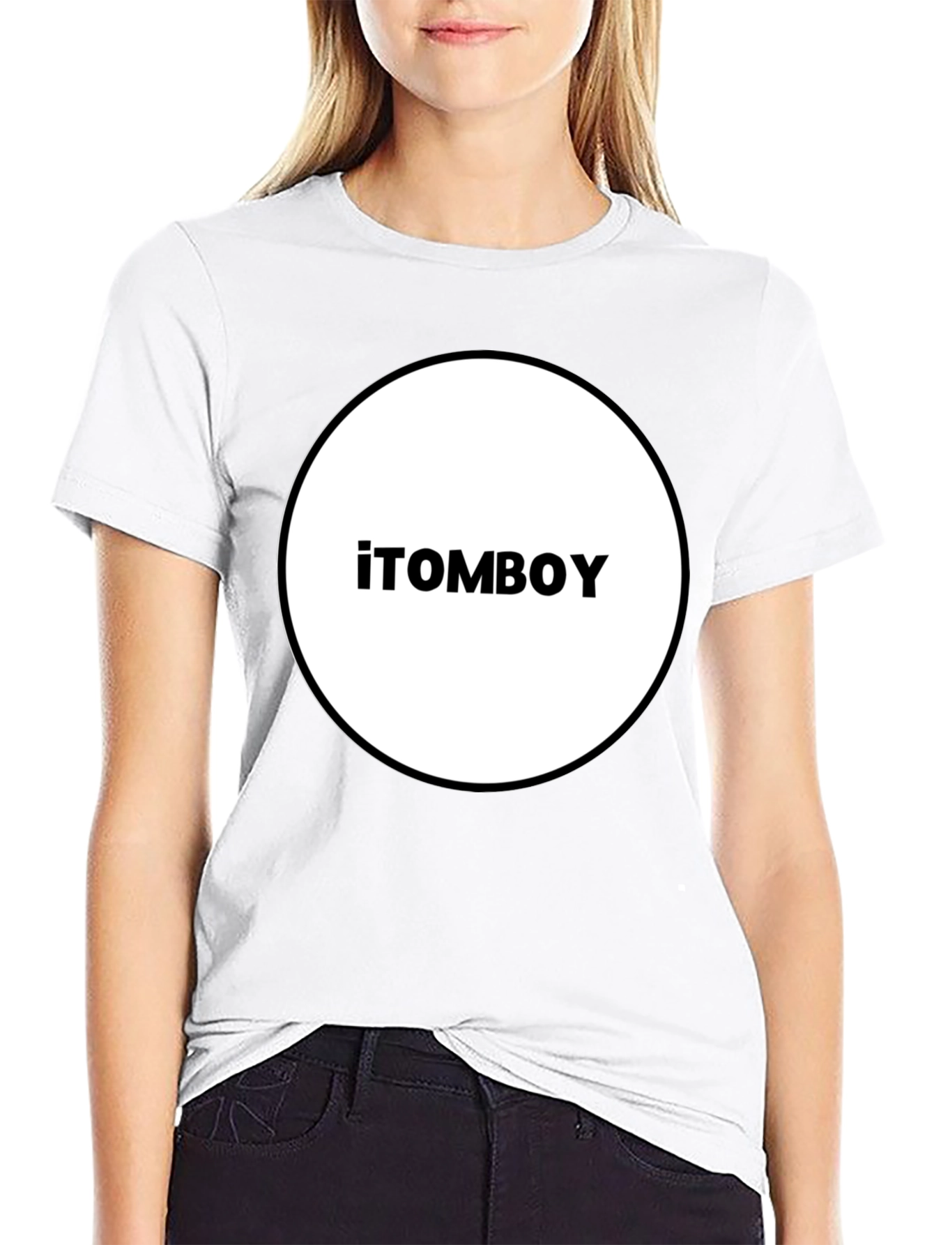 iTomboy Graphic Tee - Classic Black T-Shirt